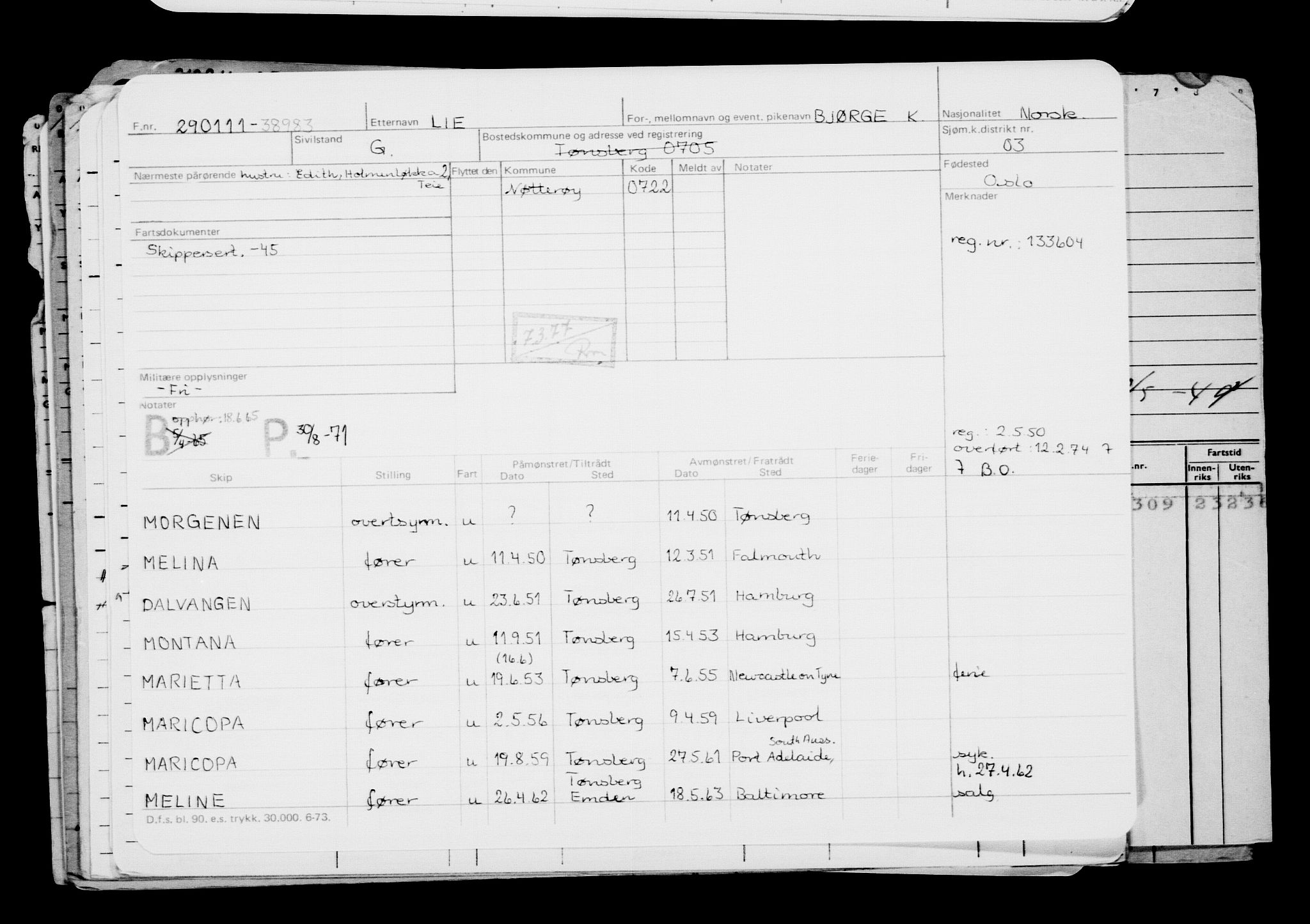 Direktoratet for sjømenn, AV/RA-S-3545/G/Gb/L0093: Hovedkort, 1910-1911, p. 794