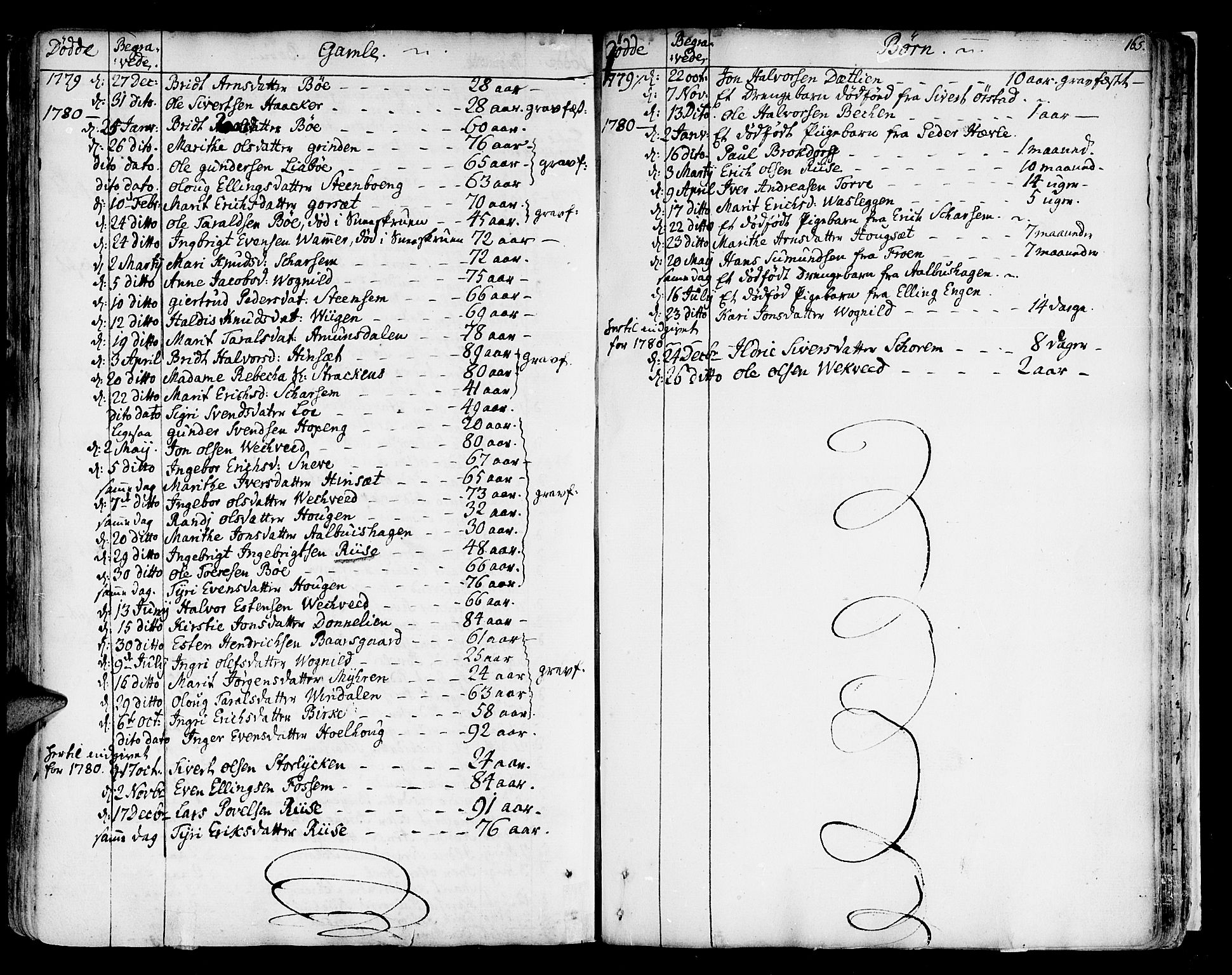 Ministerialprotokoller, klokkerbøker og fødselsregistre - Sør-Trøndelag, SAT/A-1456/678/L0891: Parish register (official) no. 678A01, 1739-1780, p. 165