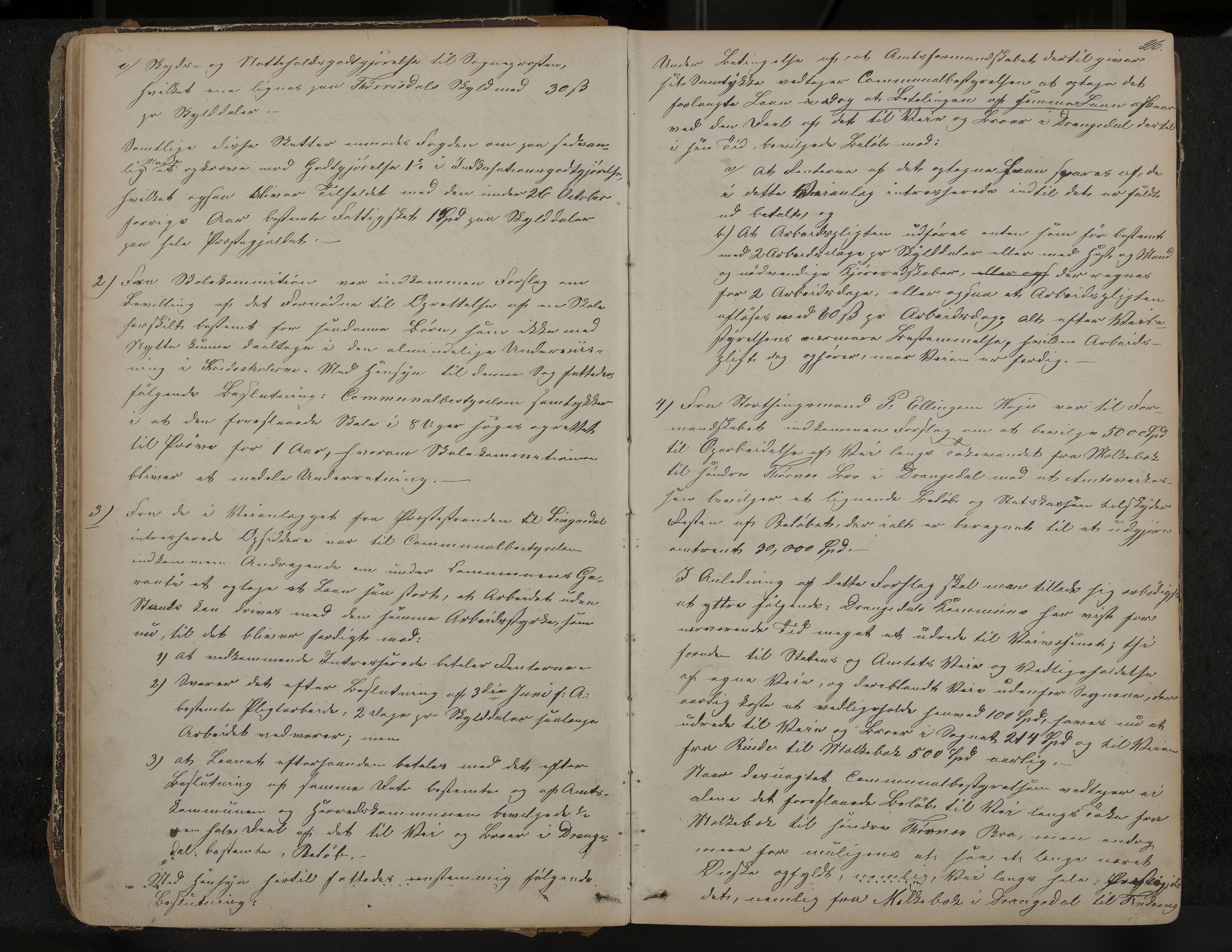 Drangedal formannskap og sentraladministrasjon, IKAK/0817021/A/L0002: Møtebok, 1870-1892, p. 26