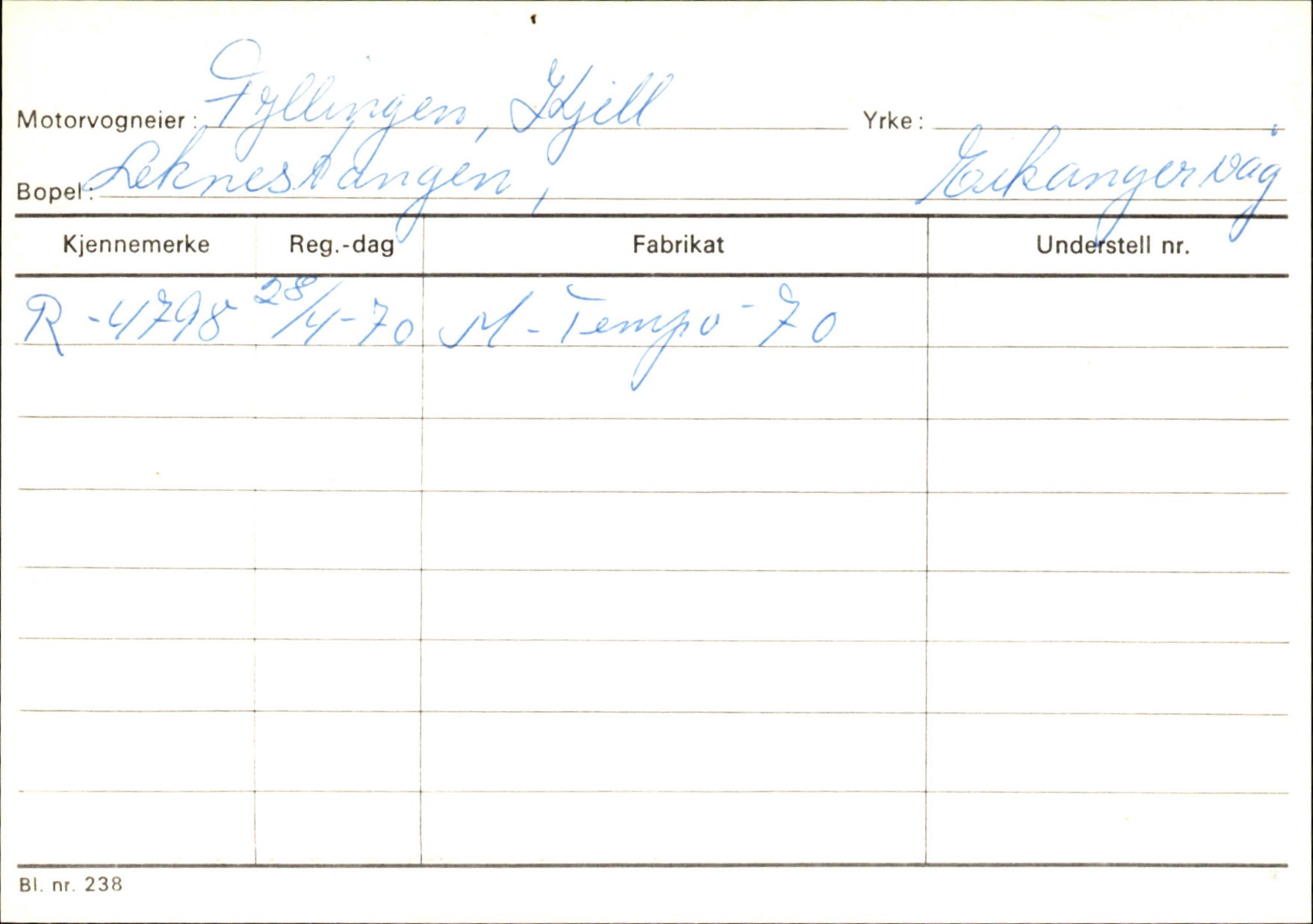 Statens vegvesen, Hordaland vegkontor, AV/SAB-A-5201/2/Ha/L0015: R-eierkort F-G, 1920-1971, p. 83