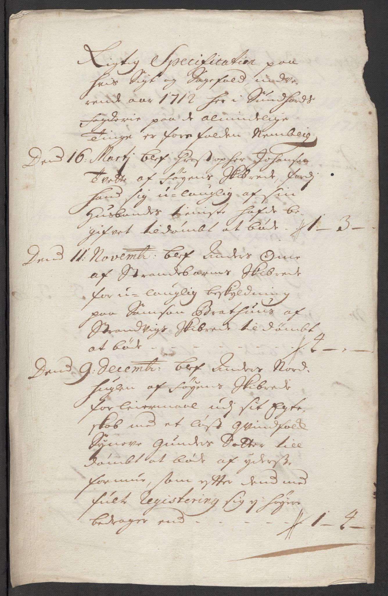 Rentekammeret inntil 1814, Reviderte regnskaper, Fogderegnskap, AV/RA-EA-4092/R48/L2988: Fogderegnskap Sunnhordland og Hardanger, 1712, p. 212