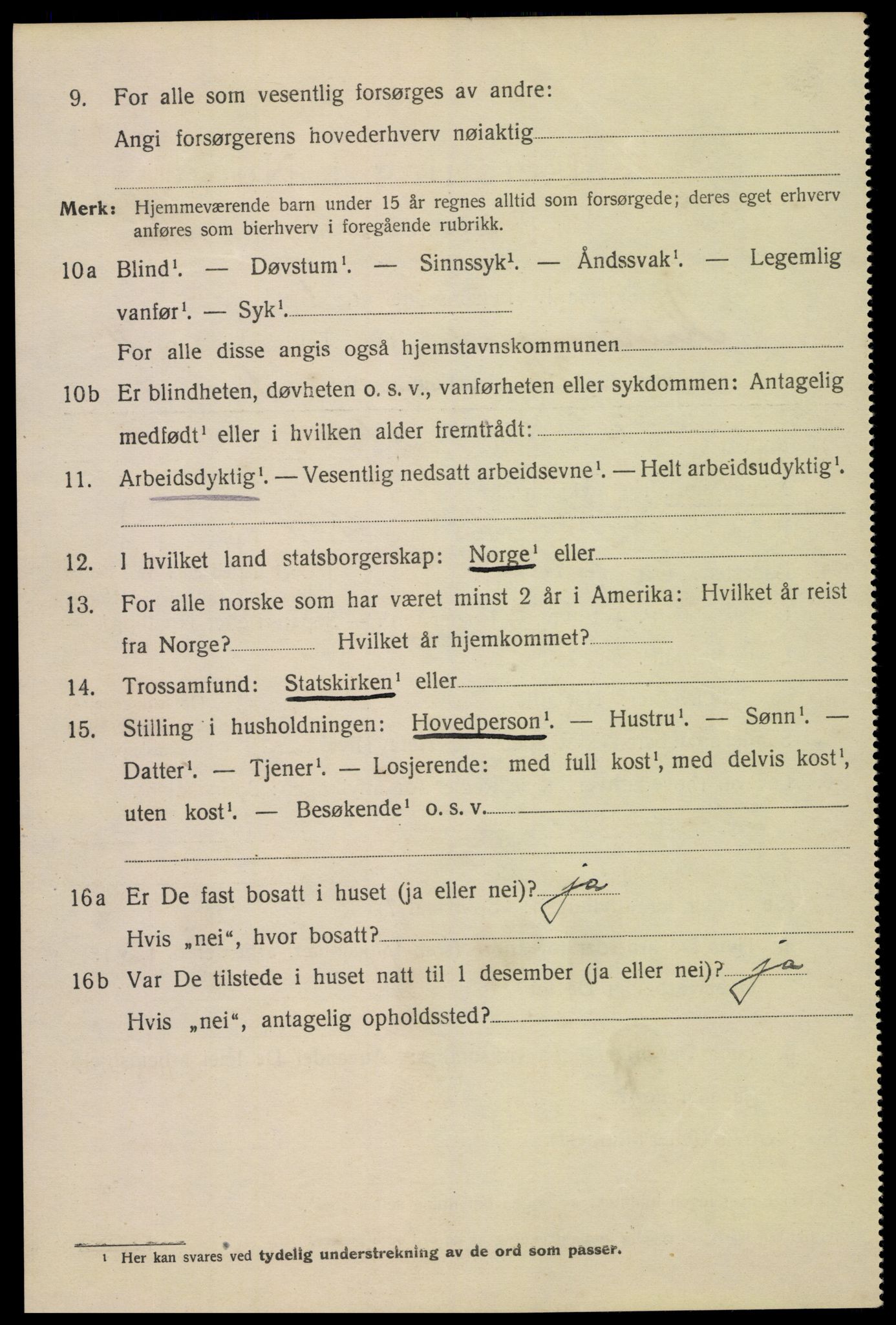 SAK, 1920 census for Kristiansand, 1920, p. 25298