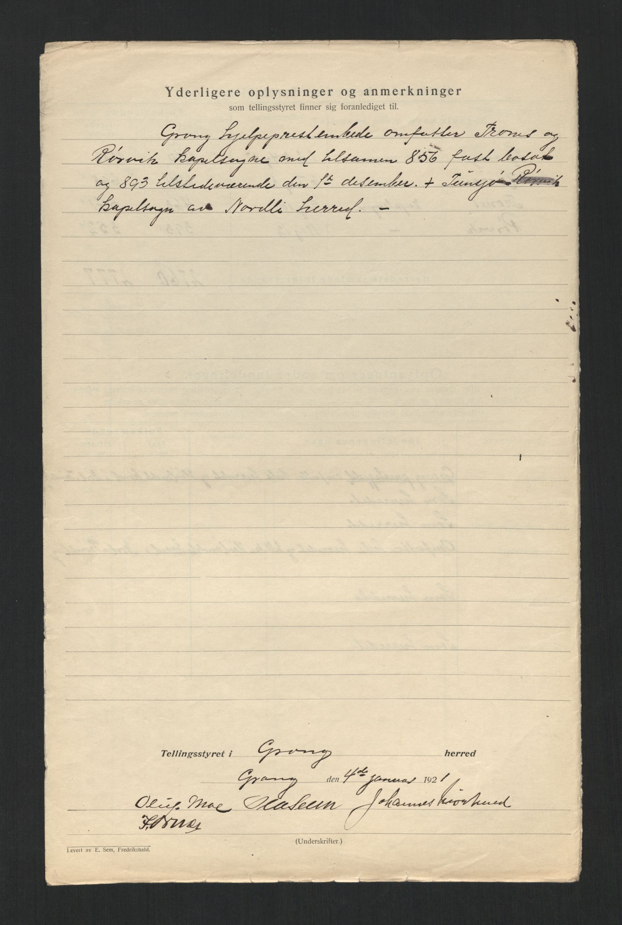 SAT, 1920 census for Grong, 1920, p. 8