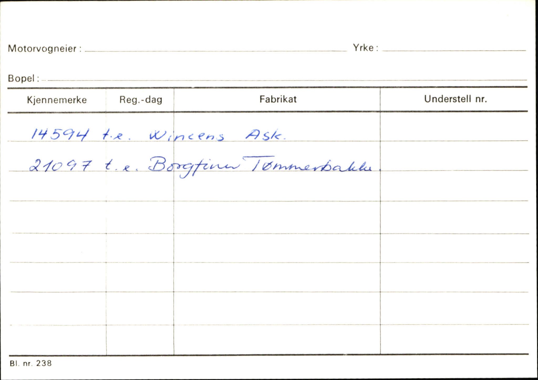 Statens vegvesen, Sogn og Fjordane vegkontor, AV/SAB-A-5301/4/F/L0132: Eigarregister Askvoll A-Å. Balestrand A-Å, 1945-1975, p. 450