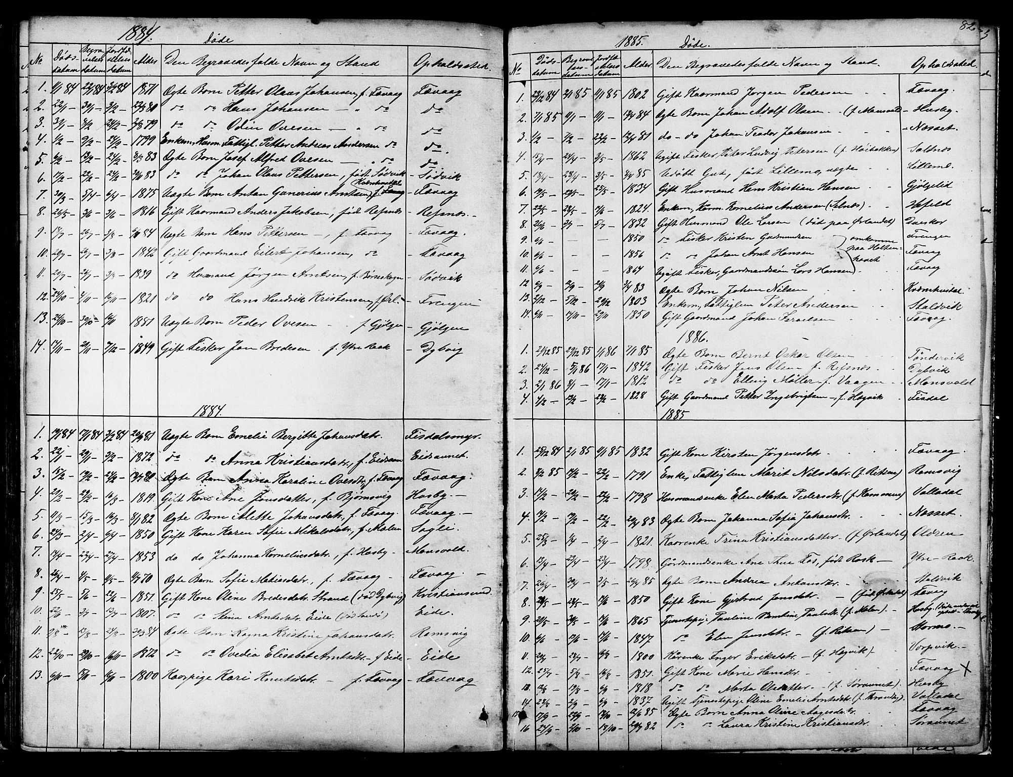 Ministerialprotokoller, klokkerbøker og fødselsregistre - Sør-Trøndelag, AV/SAT-A-1456/653/L0657: Parish register (copy) no. 653C01, 1866-1893, p. 82