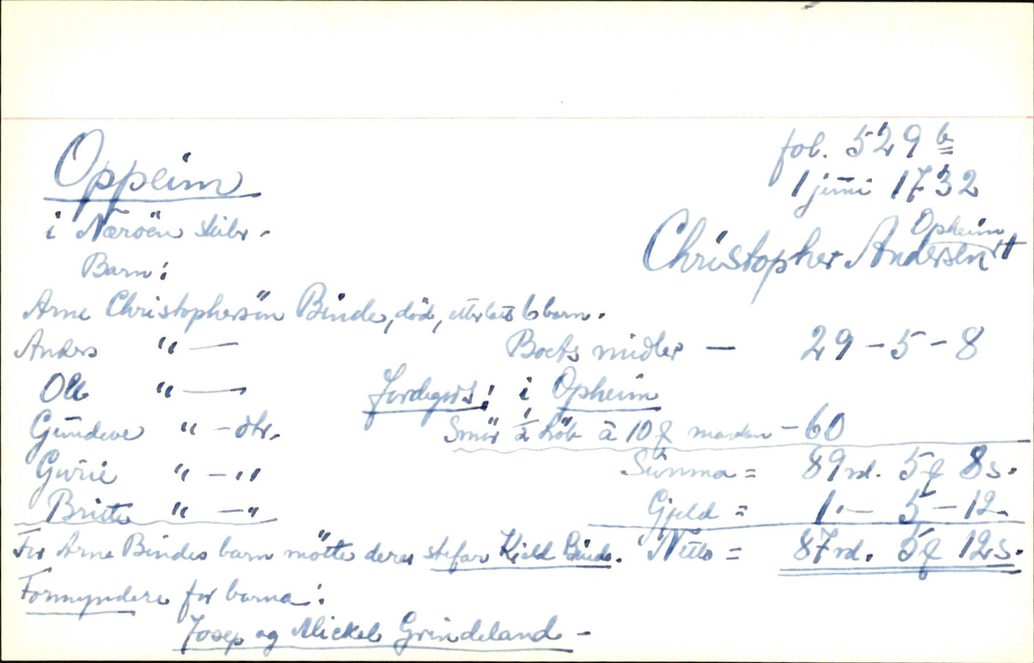 Skiftekort ved Statsarkivet i Bergen, SAB/SKIFTEKORT/006/L0002: Skifteprotokoll nr. 3 og skiftedesignasjoner 1733-1738, 1720-1738, p. 301