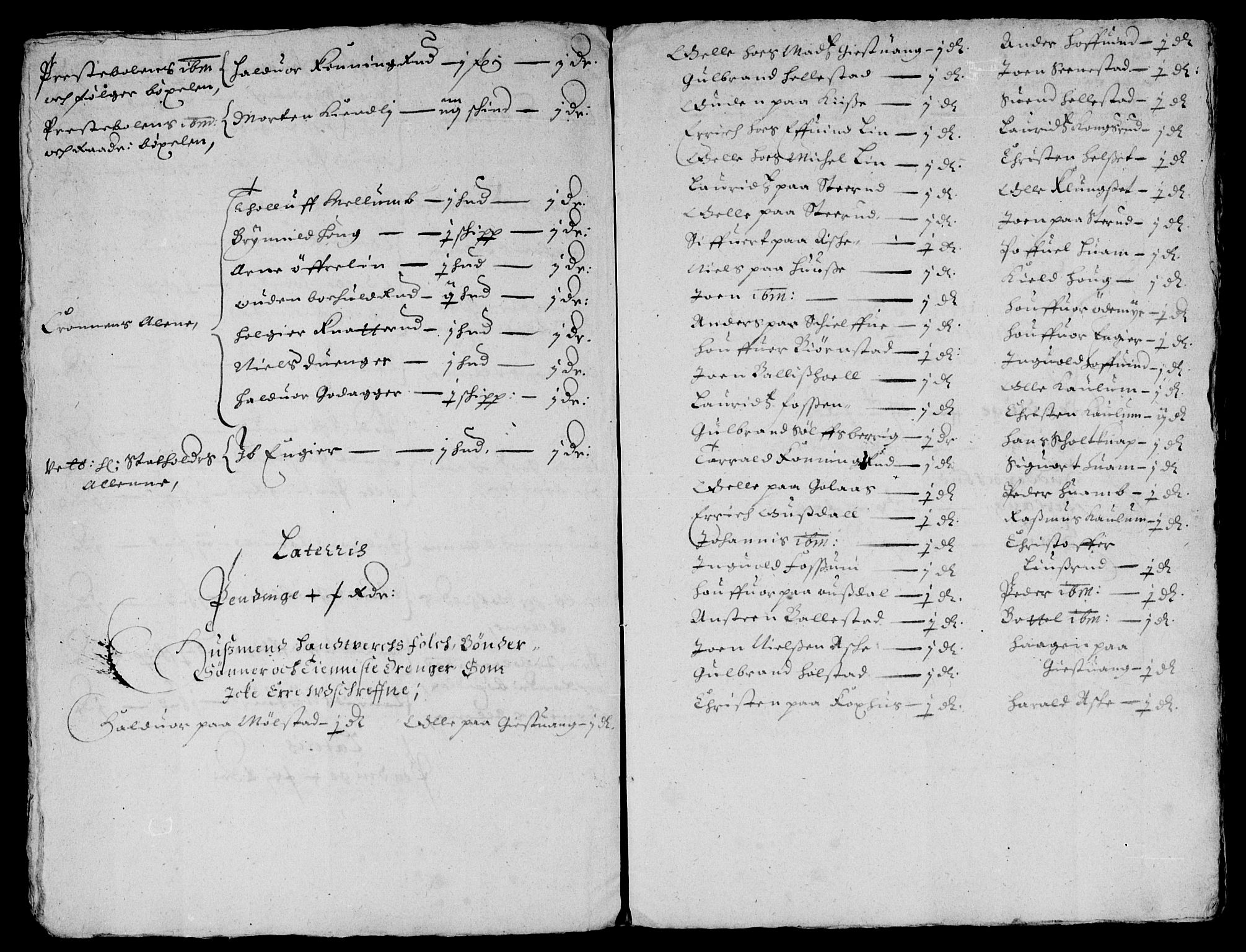 Rentekammeret inntil 1814, Reviderte regnskaper, Lensregnskaper, AV/RA-EA-5023/R/Rb/Rba/L0201: Akershus len, 1650-1651