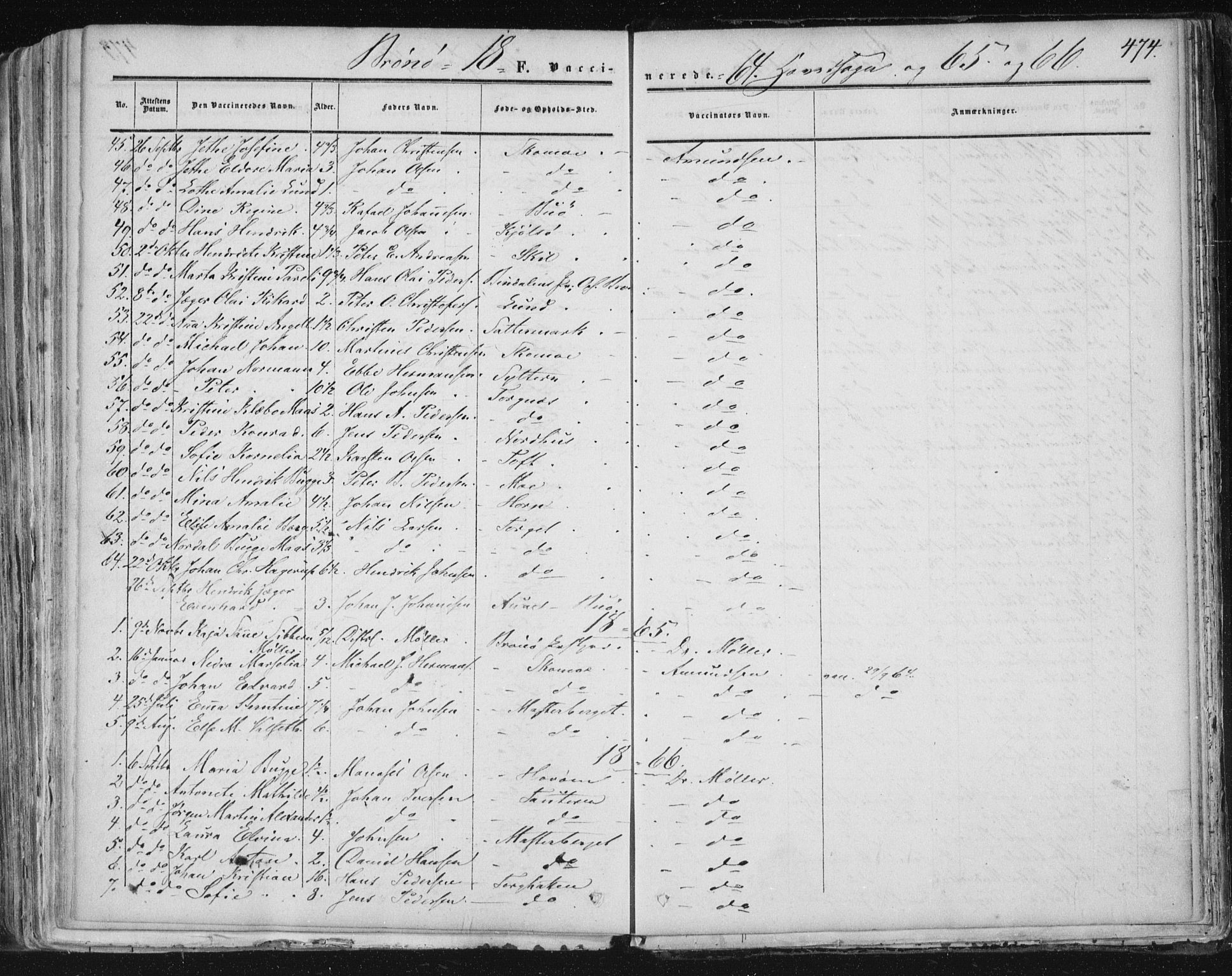 Ministerialprotokoller, klokkerbøker og fødselsregistre - Nordland, AV/SAT-A-1459/813/L0198: Parish register (official) no. 813A08, 1834-1874, p. 474