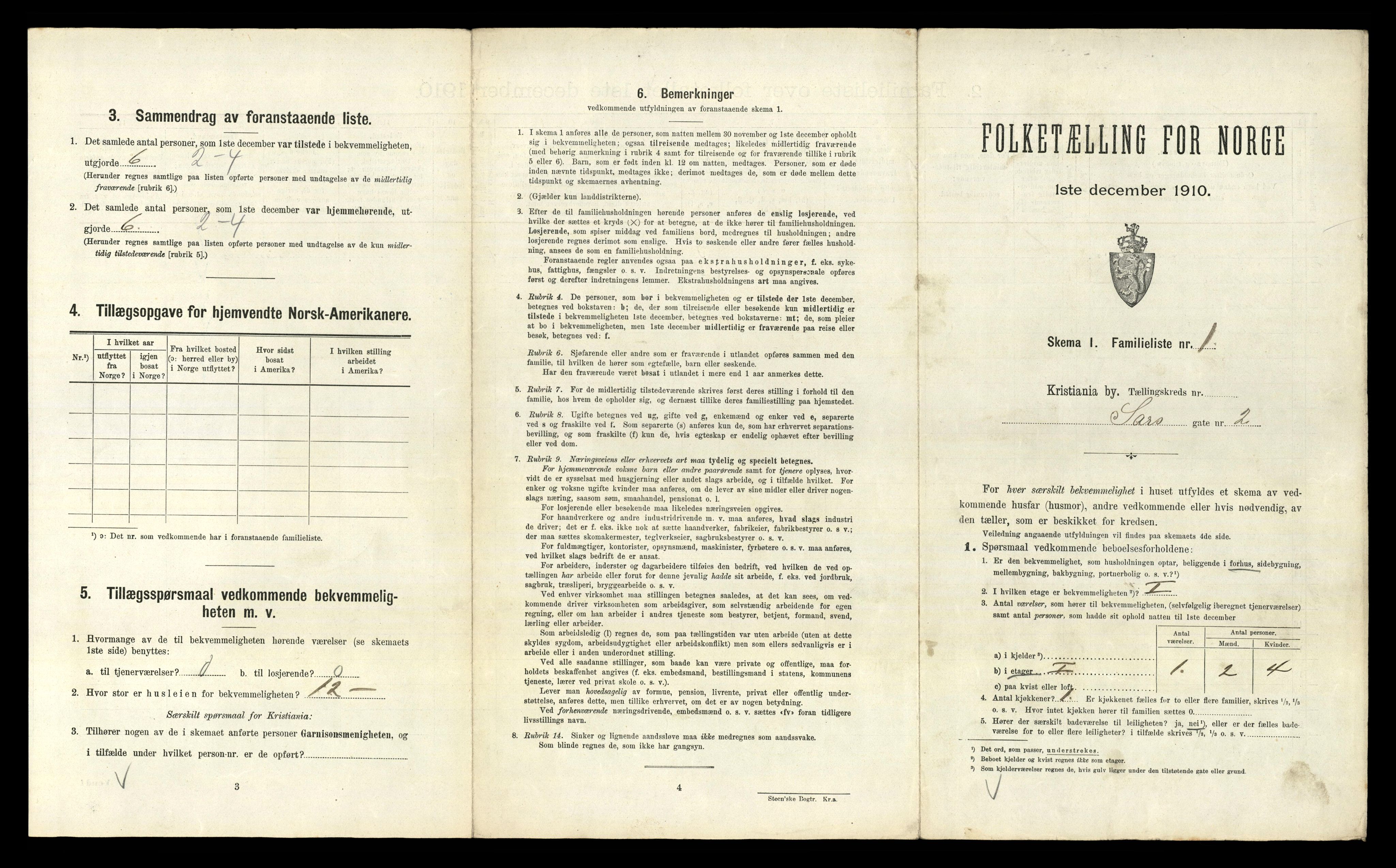 RA, 1910 census for Kristiania, 1910, p. 85211