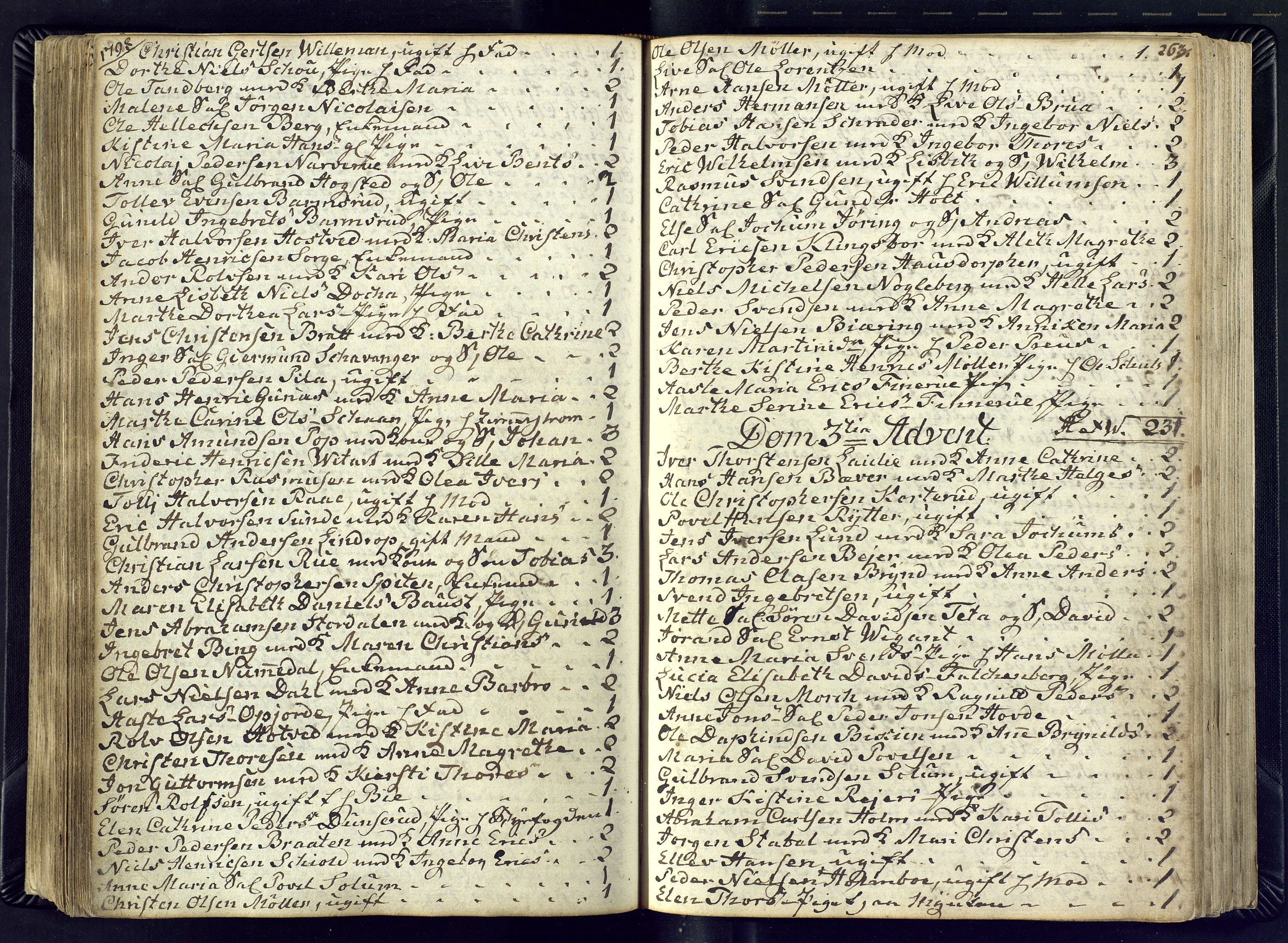 Kongsberg kirkebøker, SAKO/A-22/M/Ma/L0012: Communicants register no. 12, 1794-1800, p. 263