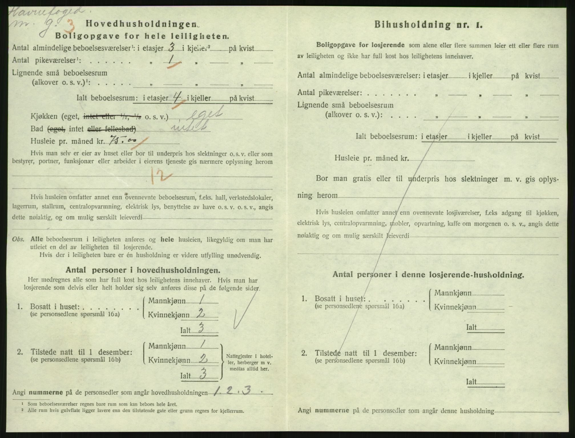 SAT, 1920 census for Molde, 1920, p. 1878