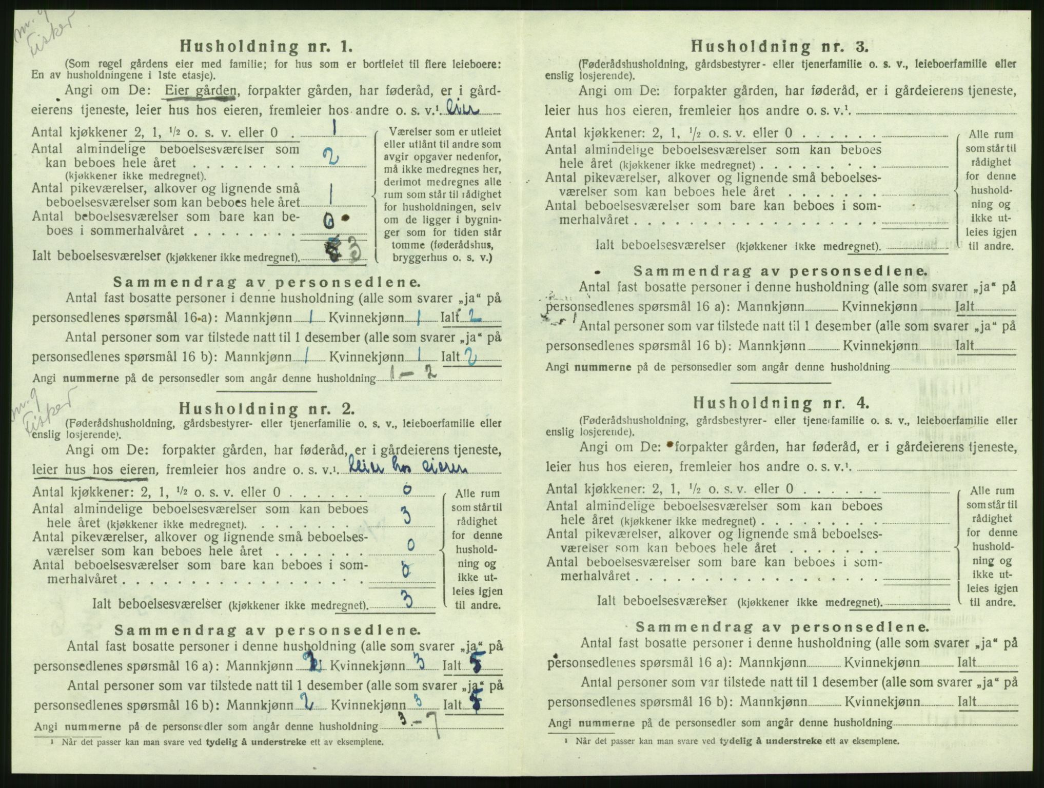 SAT, 1920 census for Herøy, 1920, p. 309