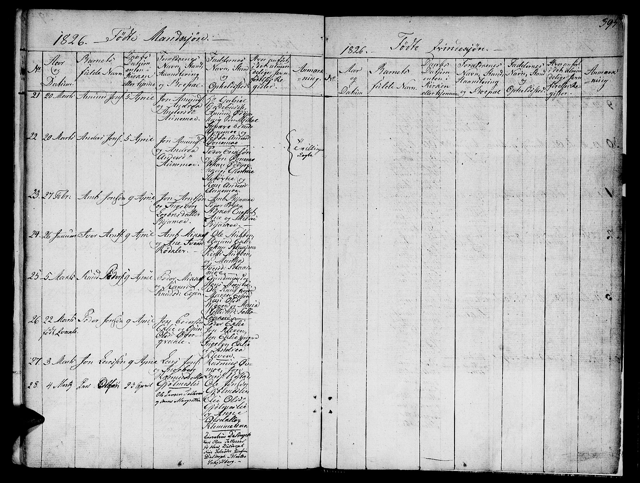 Ministerialprotokoller, klokkerbøker og fødselsregistre - Sør-Trøndelag, SAT/A-1456/668/L0803: Parish register (official) no. 668A03, 1800-1826, p. 395