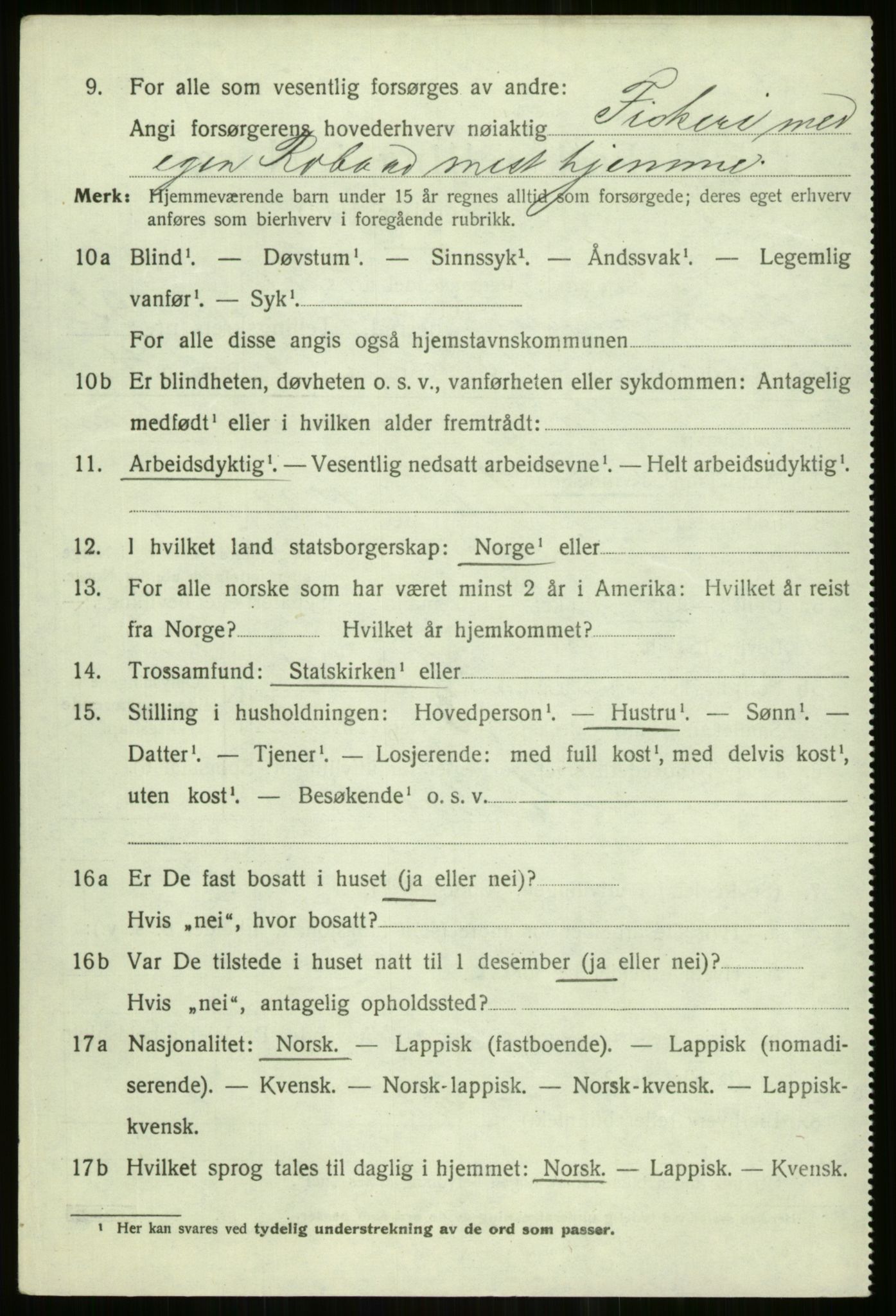 SATØ, 1920 census for Tromsøysund, 1920, p. 11481