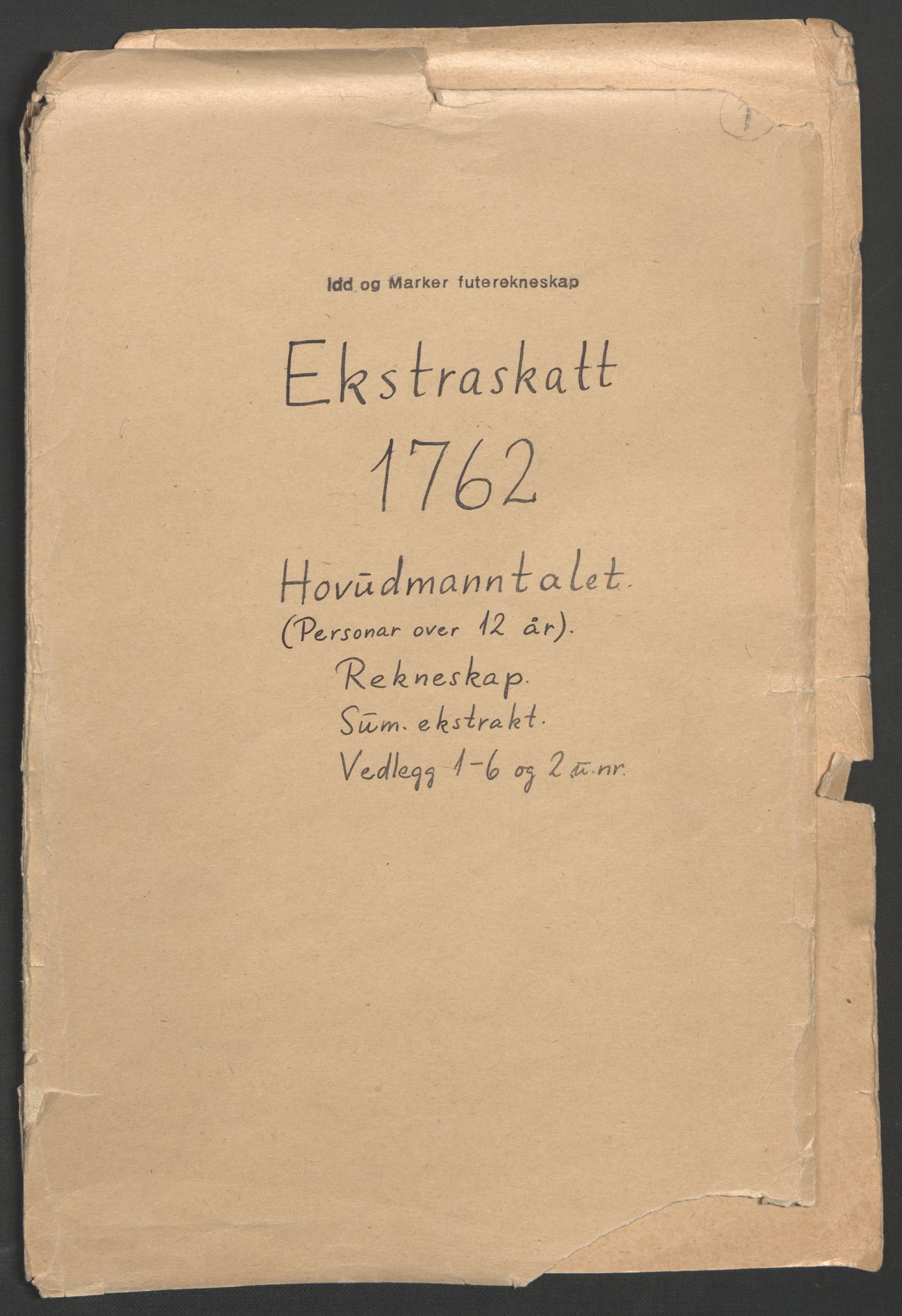 Rentekammeret inntil 1814, Reviderte regnskaper, Fogderegnskap, RA/EA-4092/R01/L0097: Ekstraskatten Idd og Marker, 1756-1767, p. 4