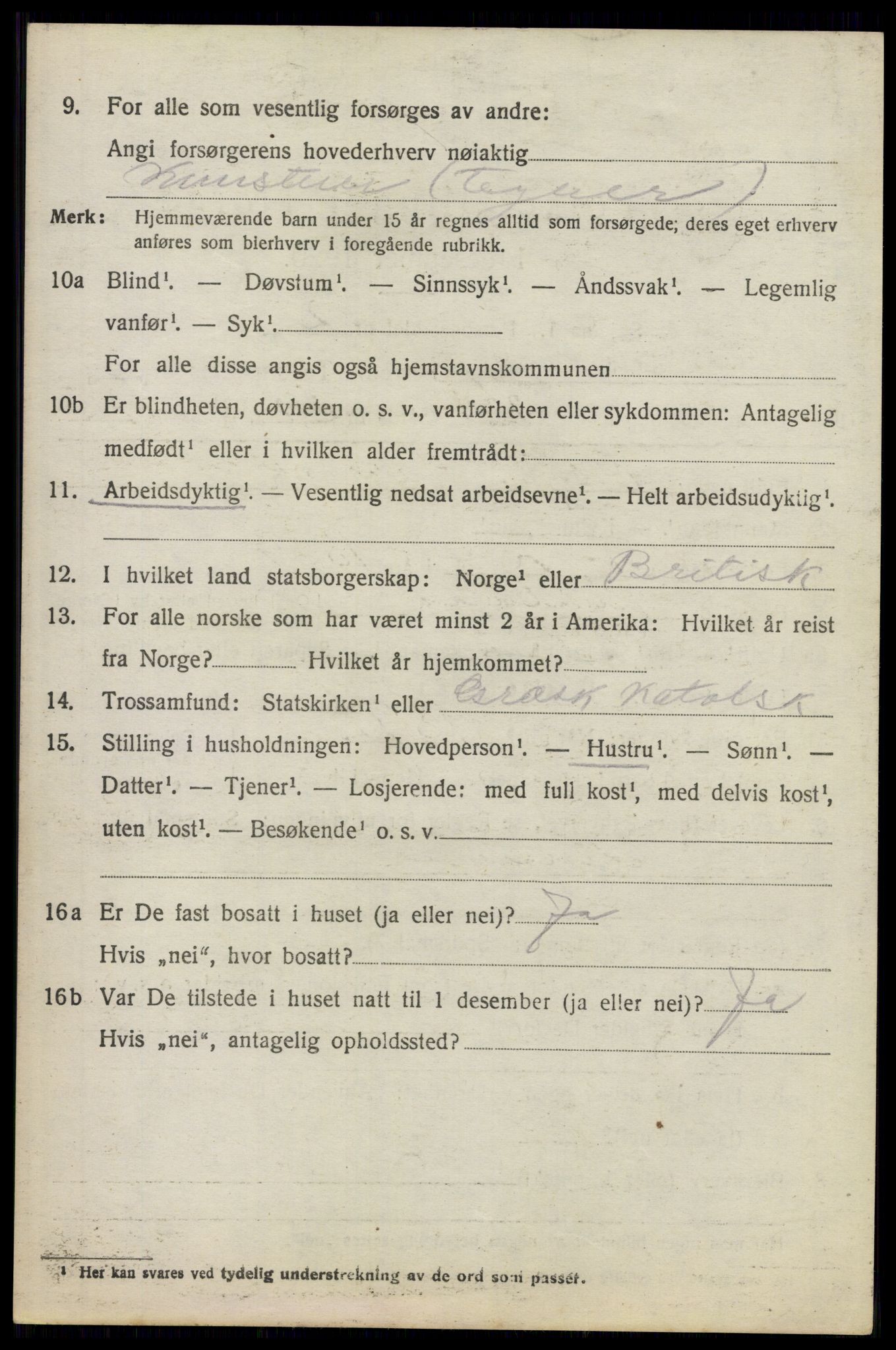 SAO, 1920 census for Asker, 1920, p. 8171