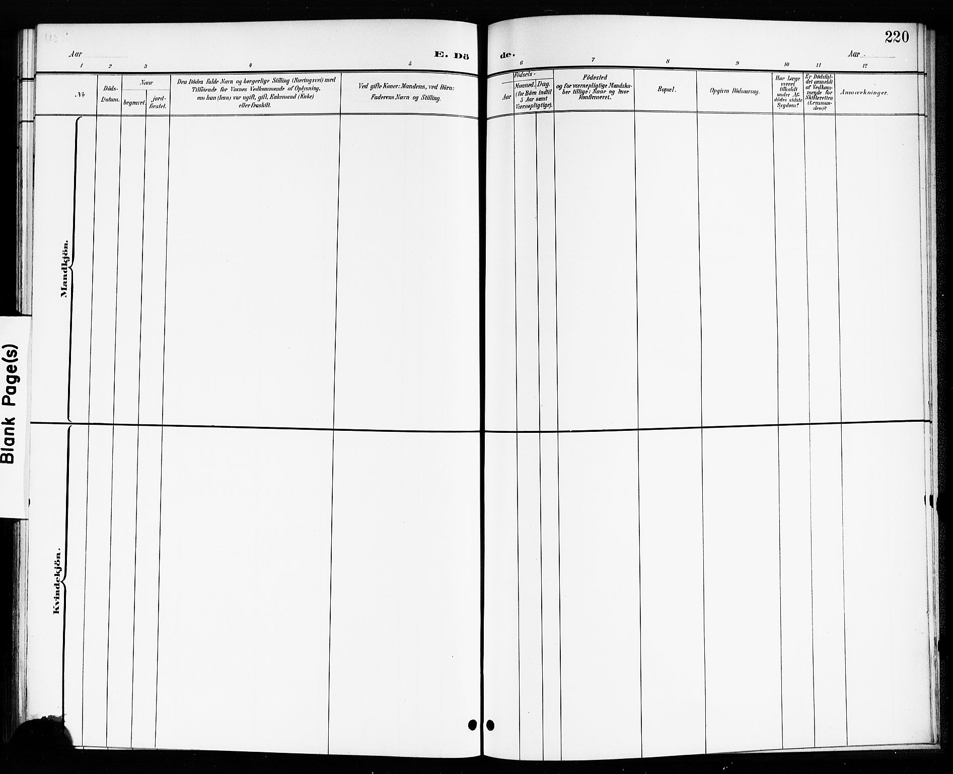 Drøbak prestekontor Kirkebøker, AV/SAO-A-10142a/G/Ga/L0001: Parish register (copy) no. I 1, 1897-1917, p. 220