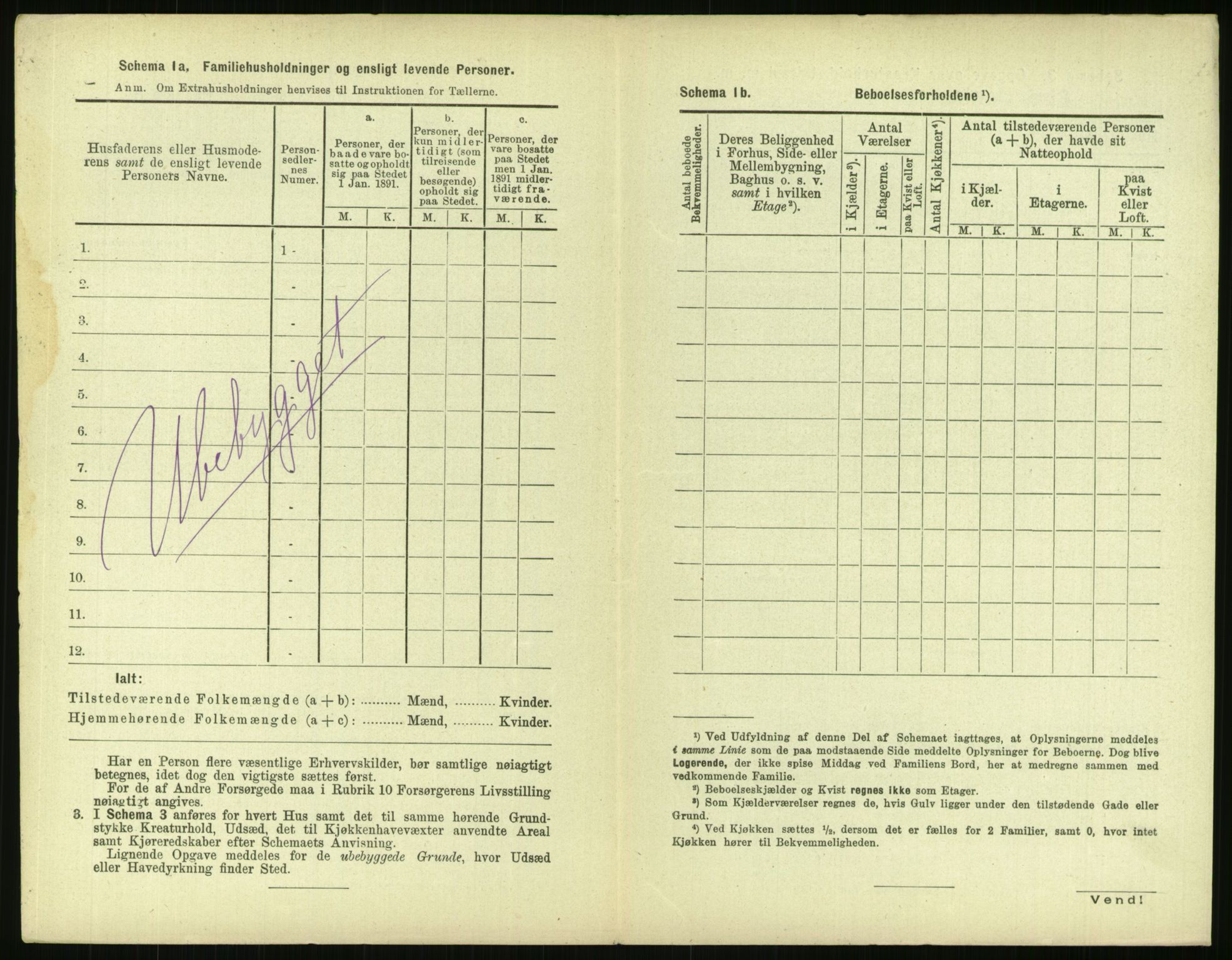 RA, 1891 census for 0301 Kristiania, 1891, p. 64594