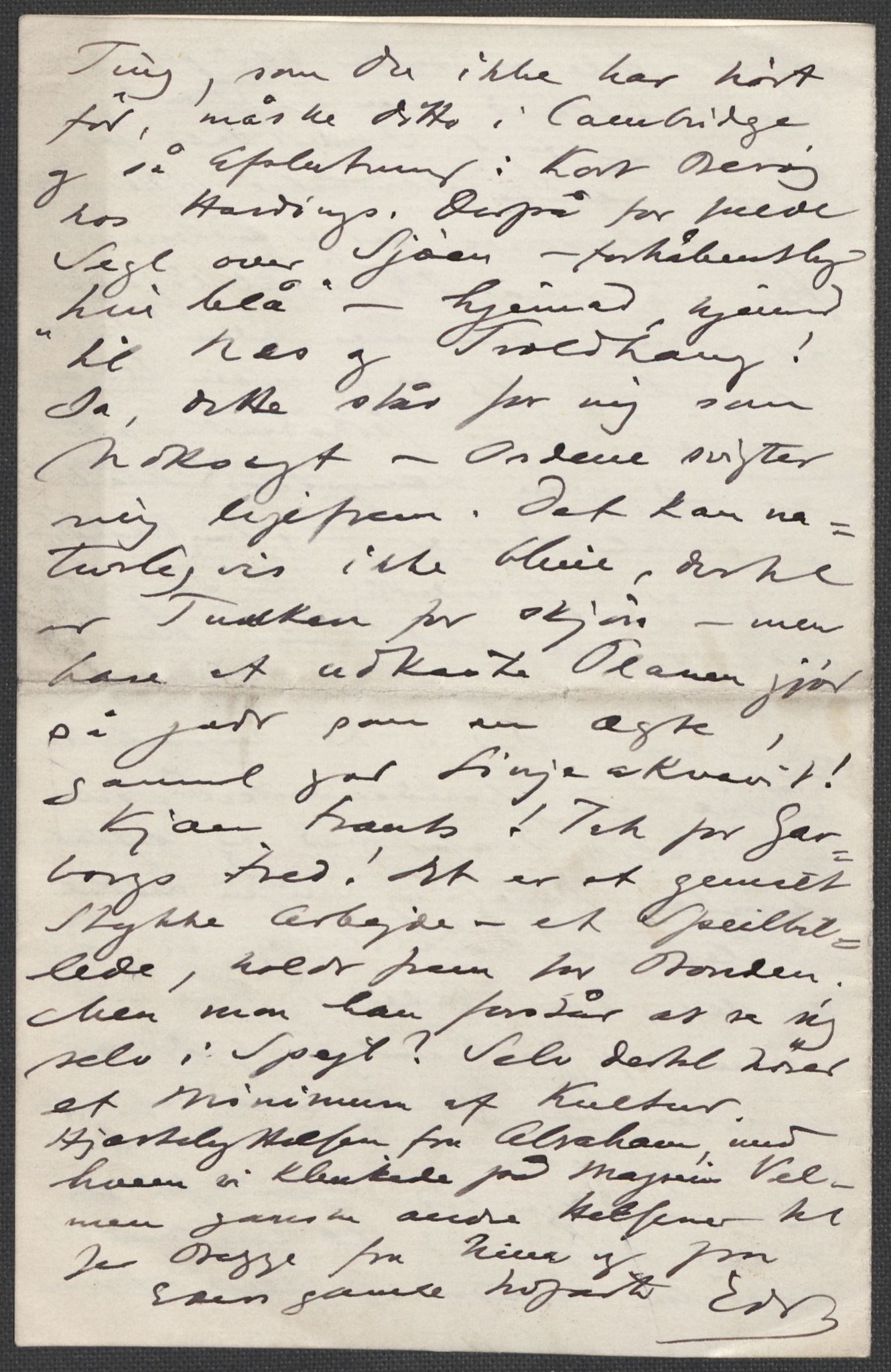 Beyer, Frants, AV/RA-PA-0132/F/L0001: Brev fra Edvard Grieg til Frantz Beyer og "En del optegnelser som kan tjene til kommentar til brevene" av Marie Beyer, 1872-1907, p. 383