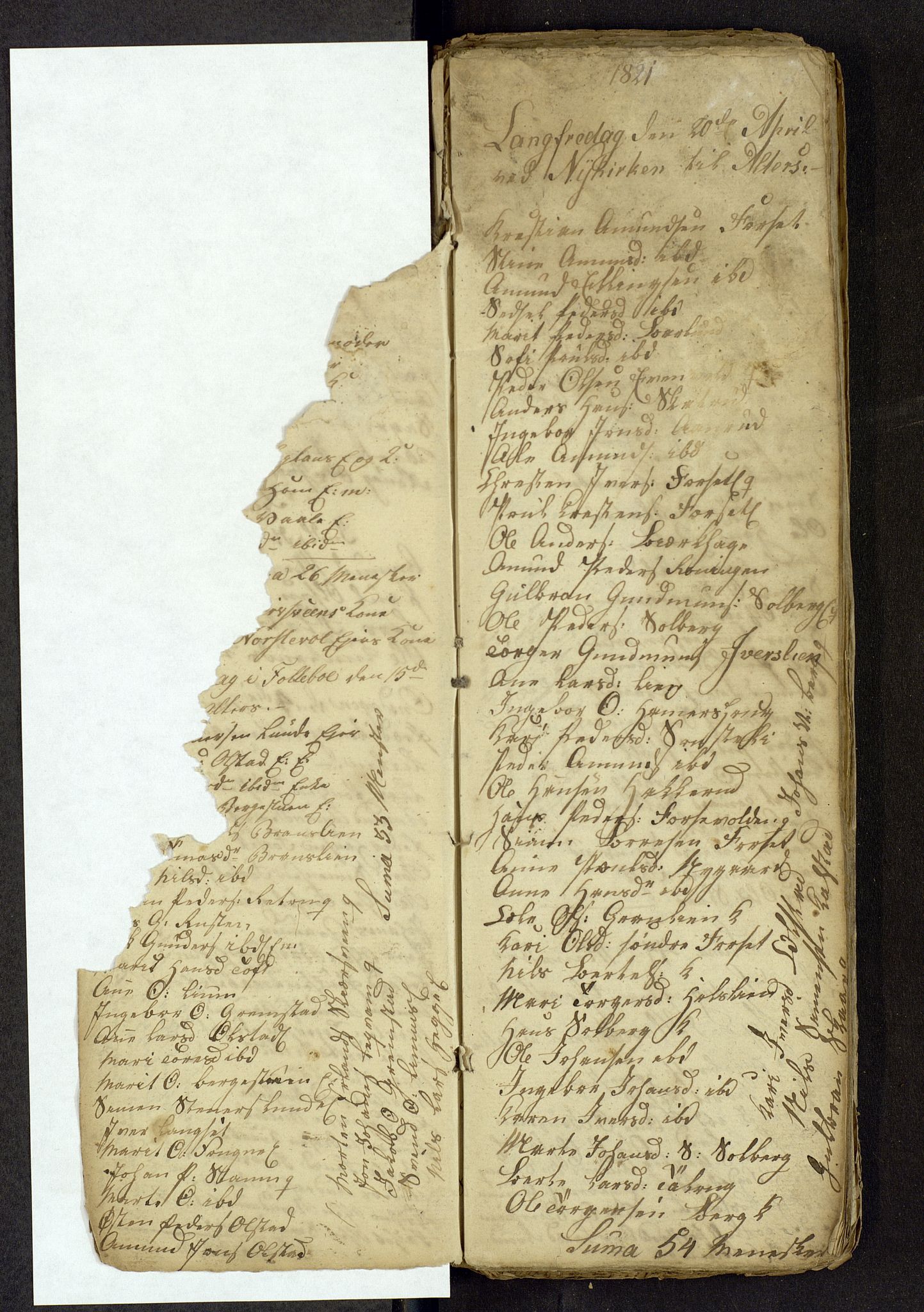 Gausdal prestekontor, SAH/PREST-090/H/Ha: Parish register draft no. -, 1809-1827