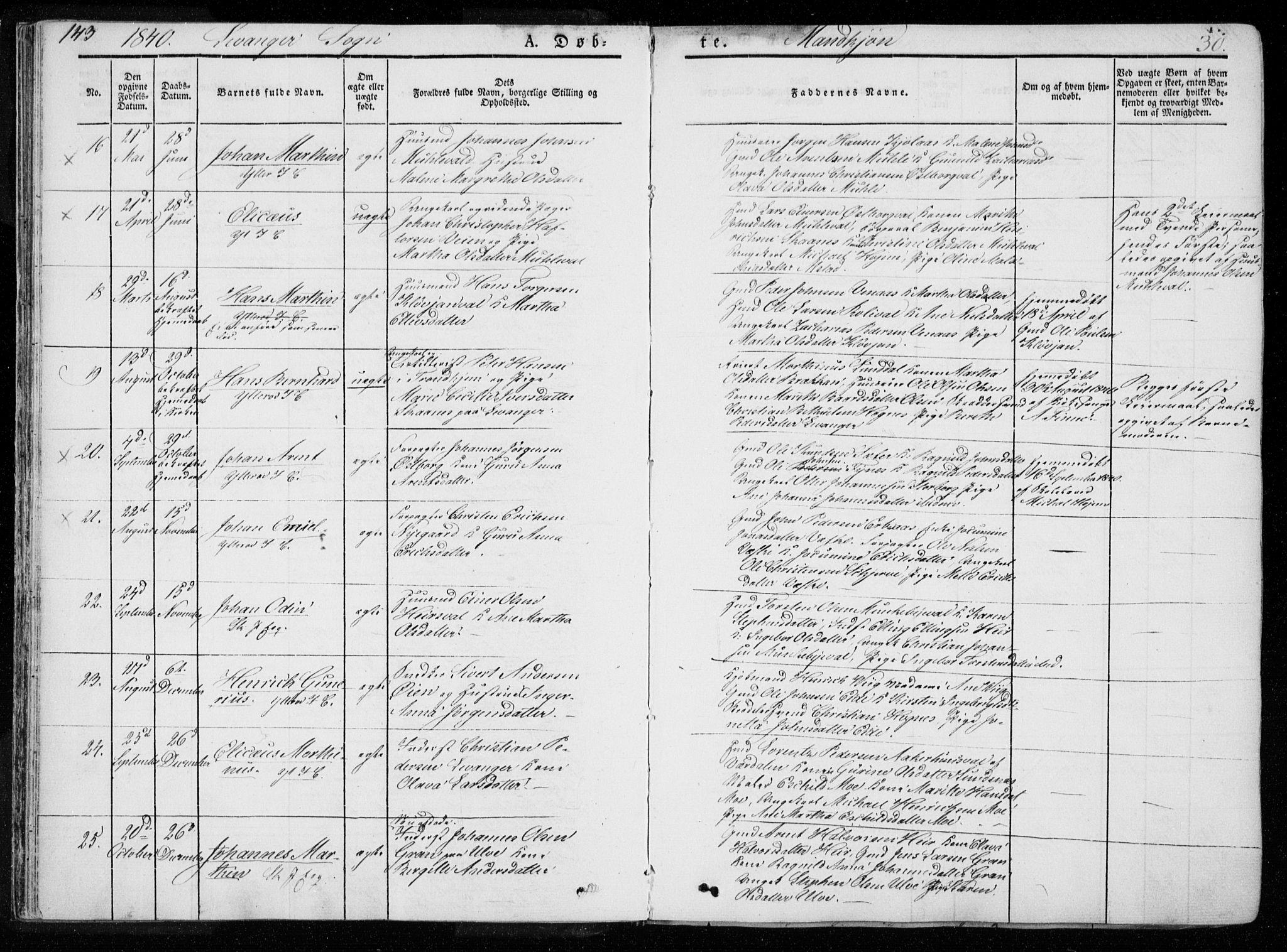 Ministerialprotokoller, klokkerbøker og fødselsregistre - Nord-Trøndelag, AV/SAT-A-1458/720/L0183: Parish register (official) no. 720A01, 1836-1855, p. 30