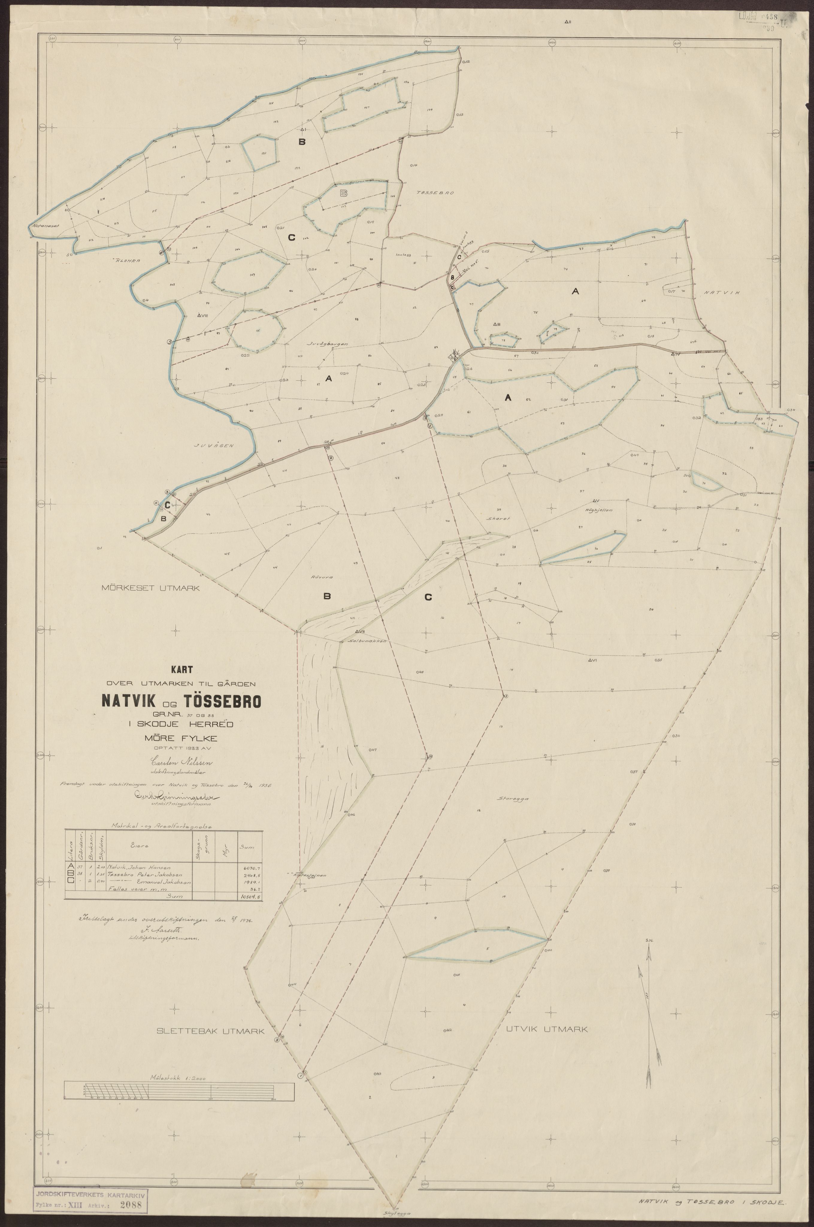 Jordskifteverkets kartarkiv, AV/RA-S-3929/T, 1859-1988, p. 2567