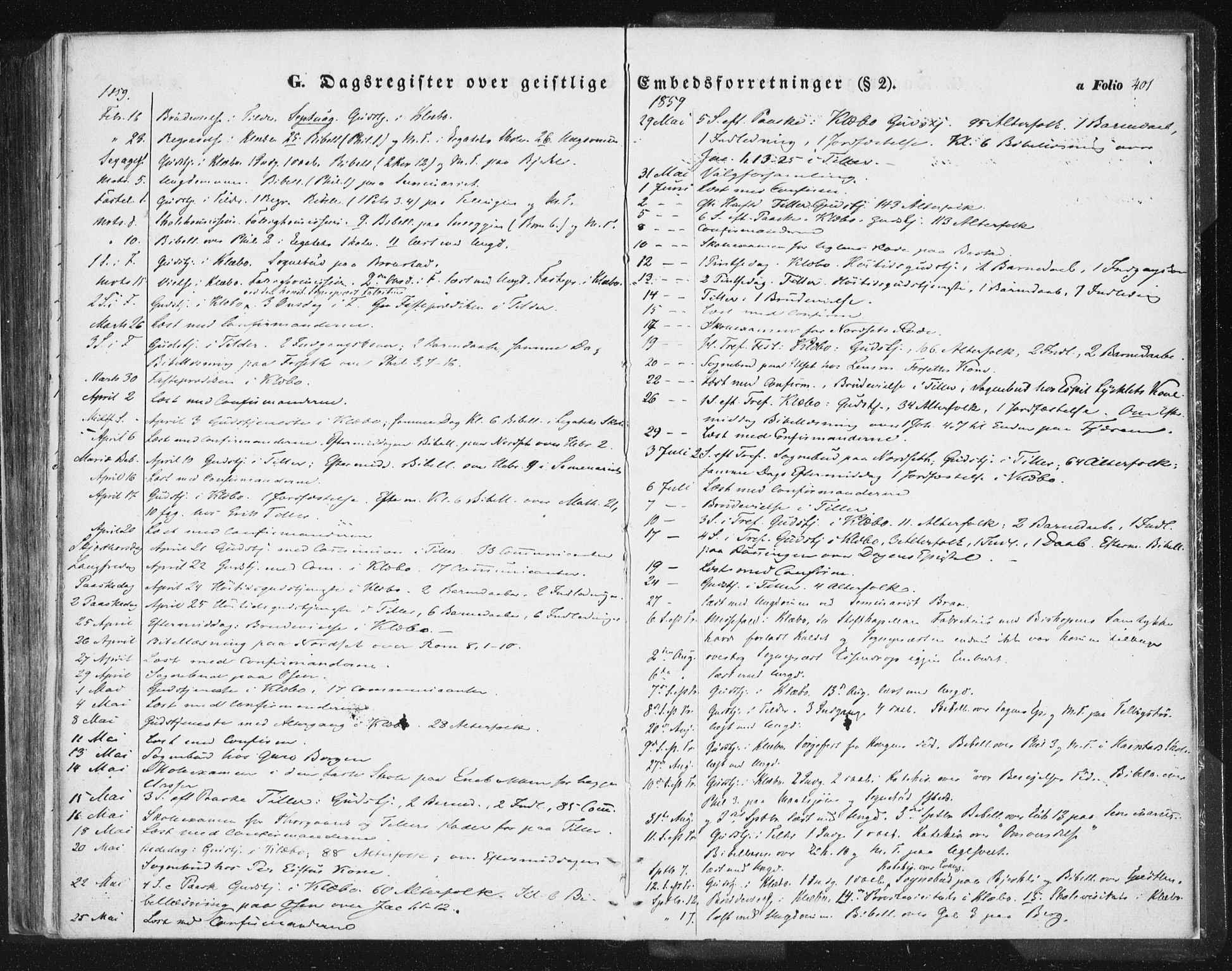 Ministerialprotokoller, klokkerbøker og fødselsregistre - Sør-Trøndelag, SAT/A-1456/618/L0441: Parish register (official) no. 618A05, 1843-1862, p. 401