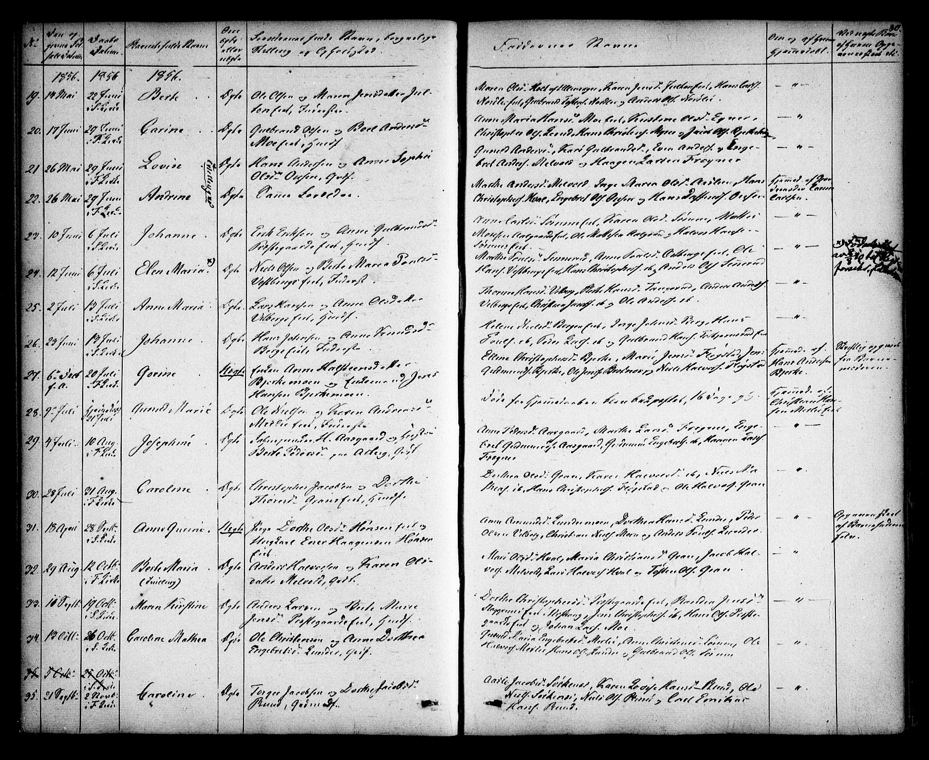 Sørum prestekontor Kirkebøker, SAO/A-10303/F/Fa/L0005: Parish register (official) no. I 5, 1846-1863, p. 80