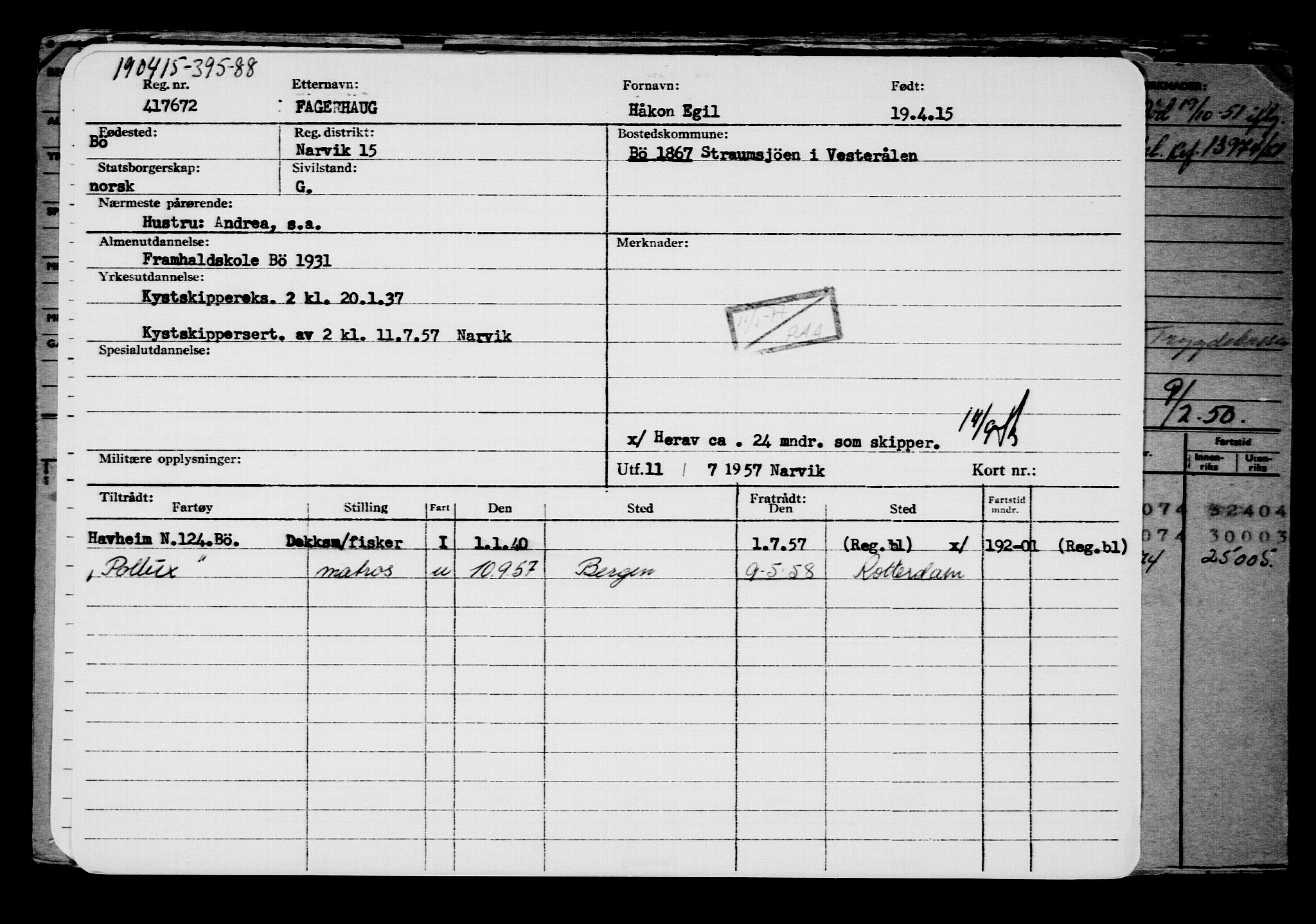 Direktoratet for sjømenn, AV/RA-S-3545/G/Gb/L0129: Hovedkort, 1915, p. 191