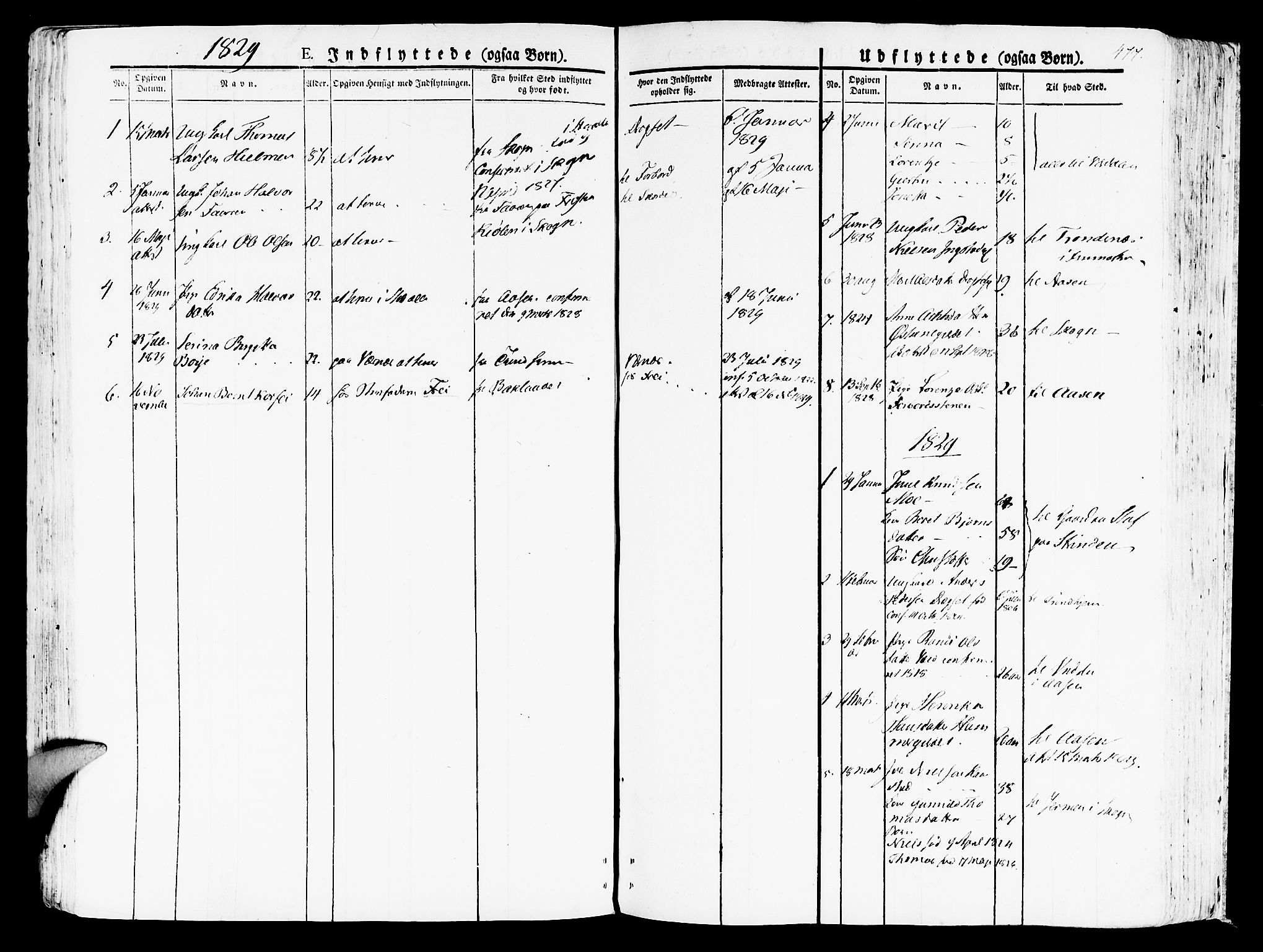 Ministerialprotokoller, klokkerbøker og fødselsregistre - Nord-Trøndelag, SAT/A-1458/709/L0070: Parish register (official) no. 709A10, 1820-1832, p. 477