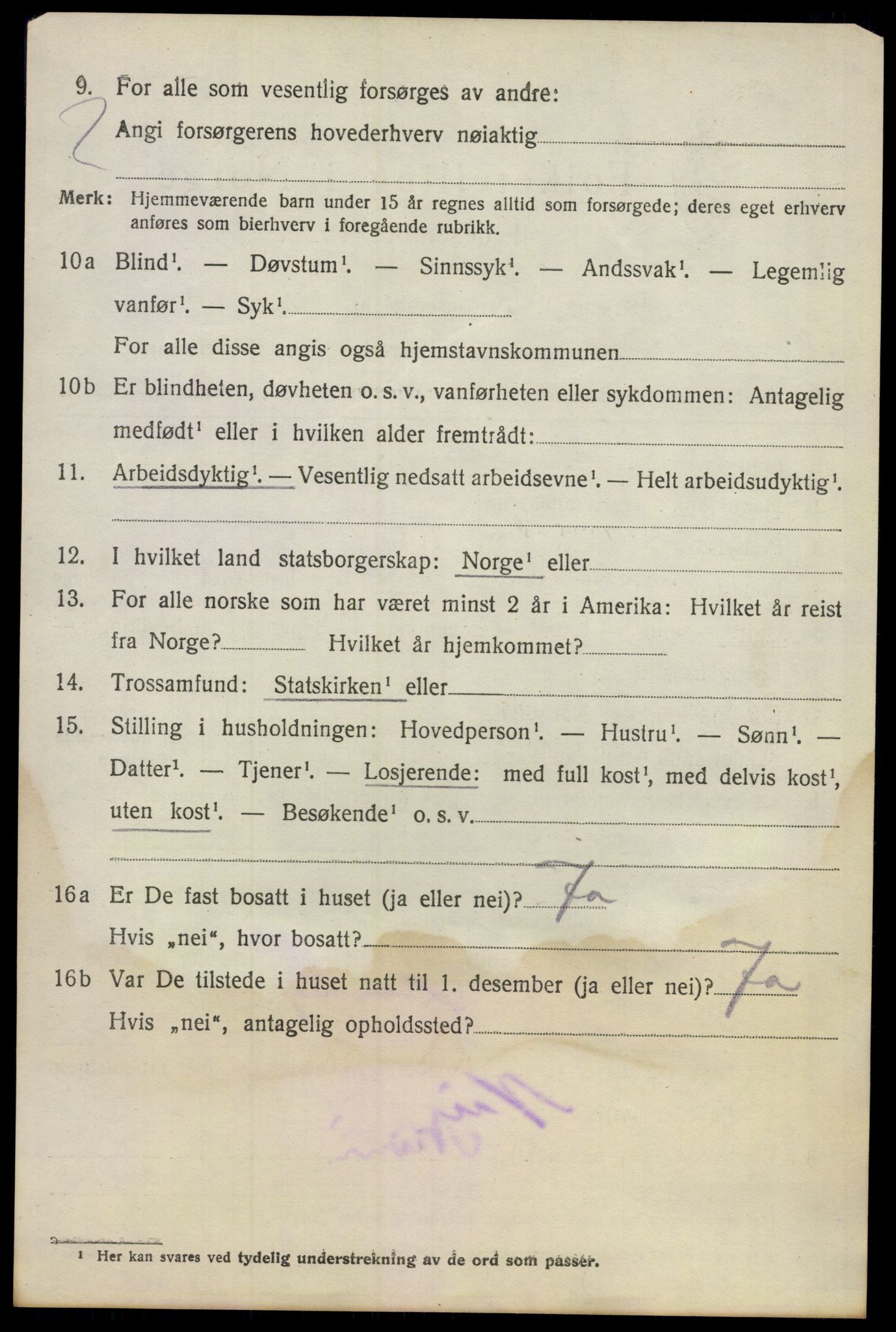 SAO, 1920 census for Lillestrøm, 1920, p. 11317