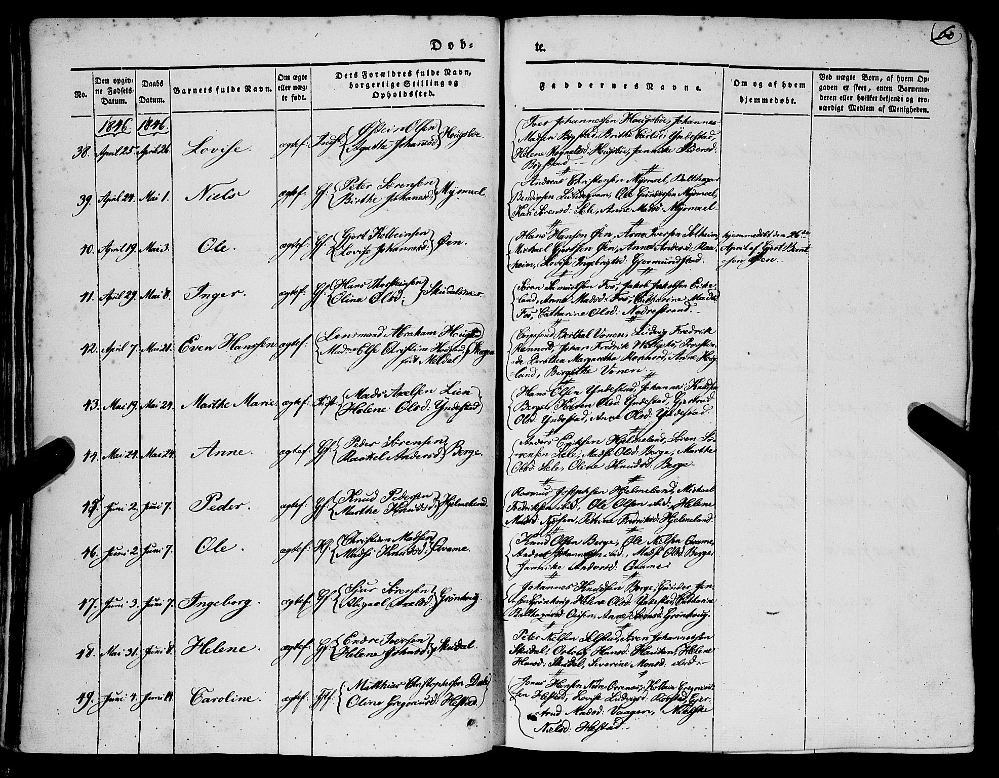 Gaular sokneprestembete, AV/SAB-A-80001/H/Haa: Parish register (official) no. A 4I, 1840-1859, p. 60