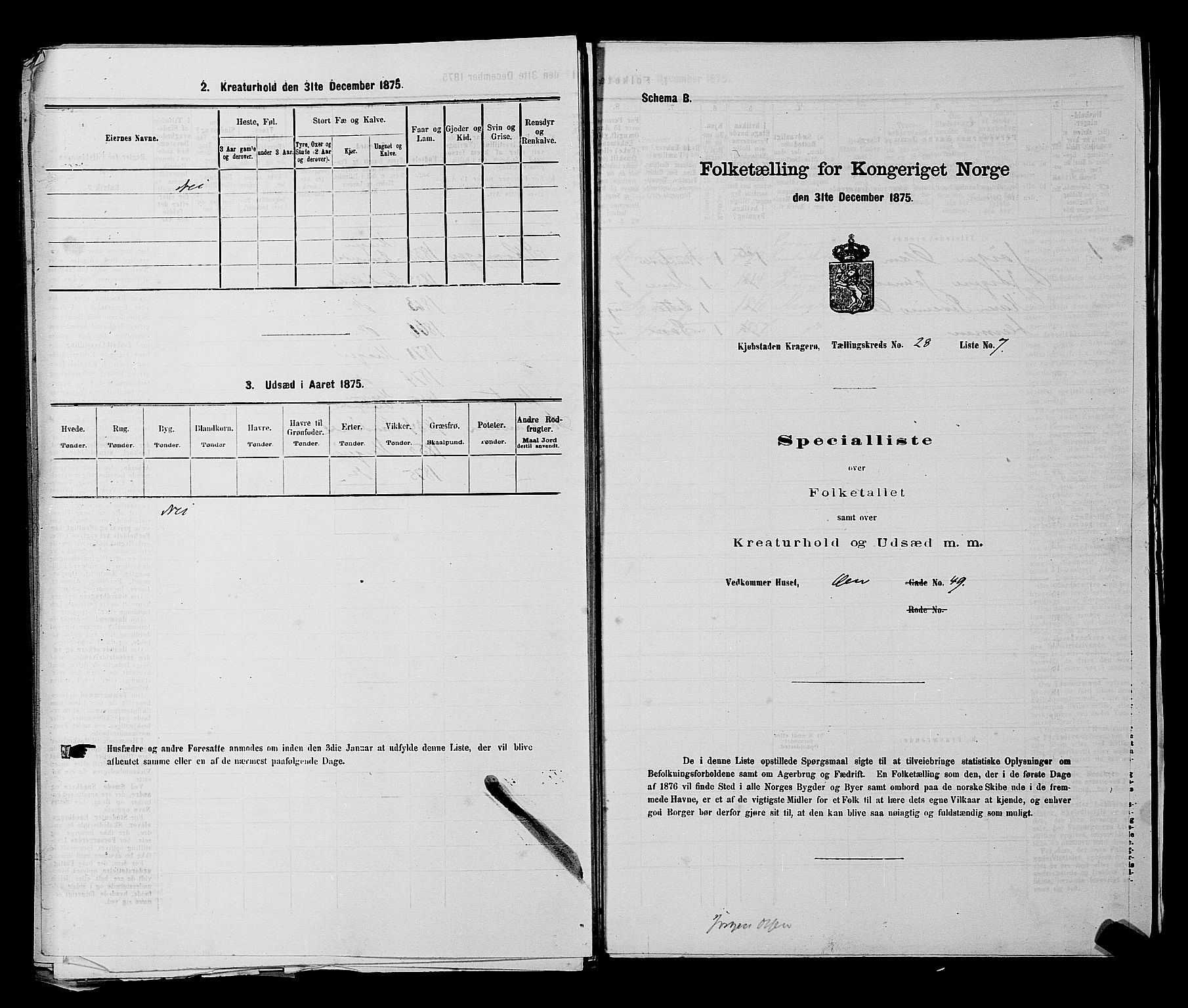 SAKO, 1875 census for 0801P Kragerø, 1875, p. 621