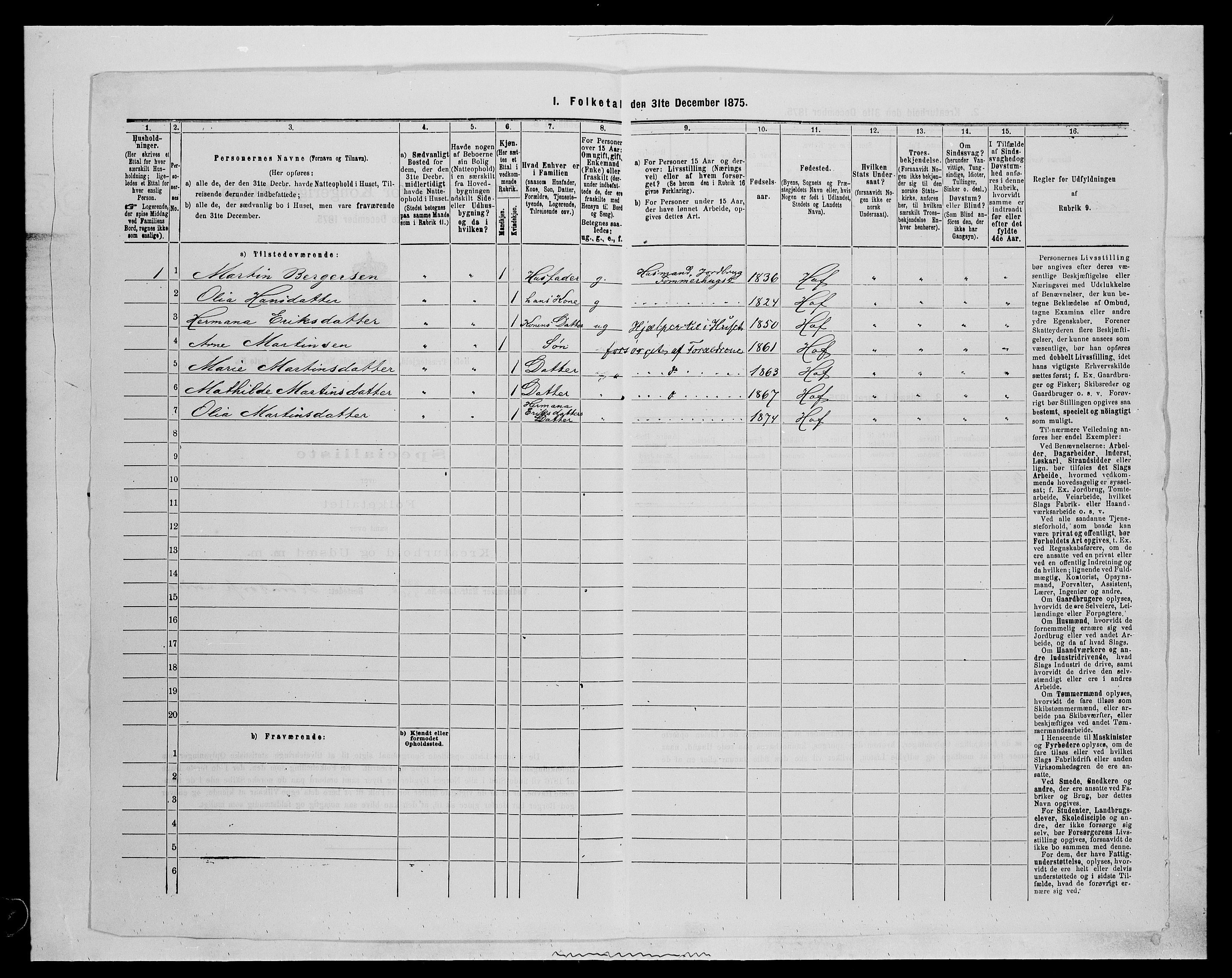 SAH, 1875 census for 0424P Hof, 1875, p. 946