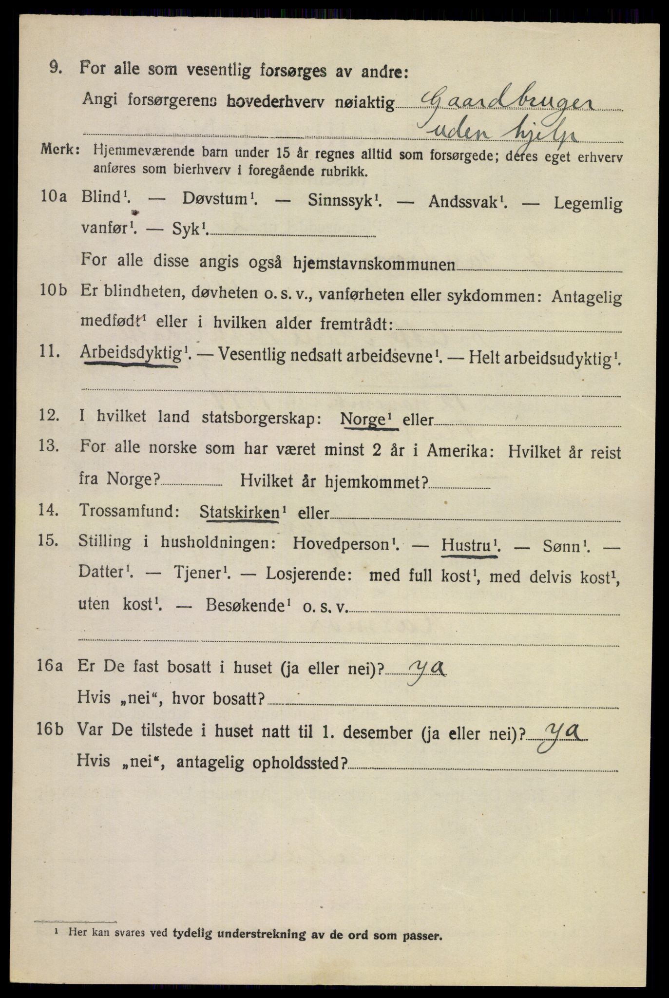 SAKO, 1920 census for Øvre Sandsvær, 1920, p. 5705