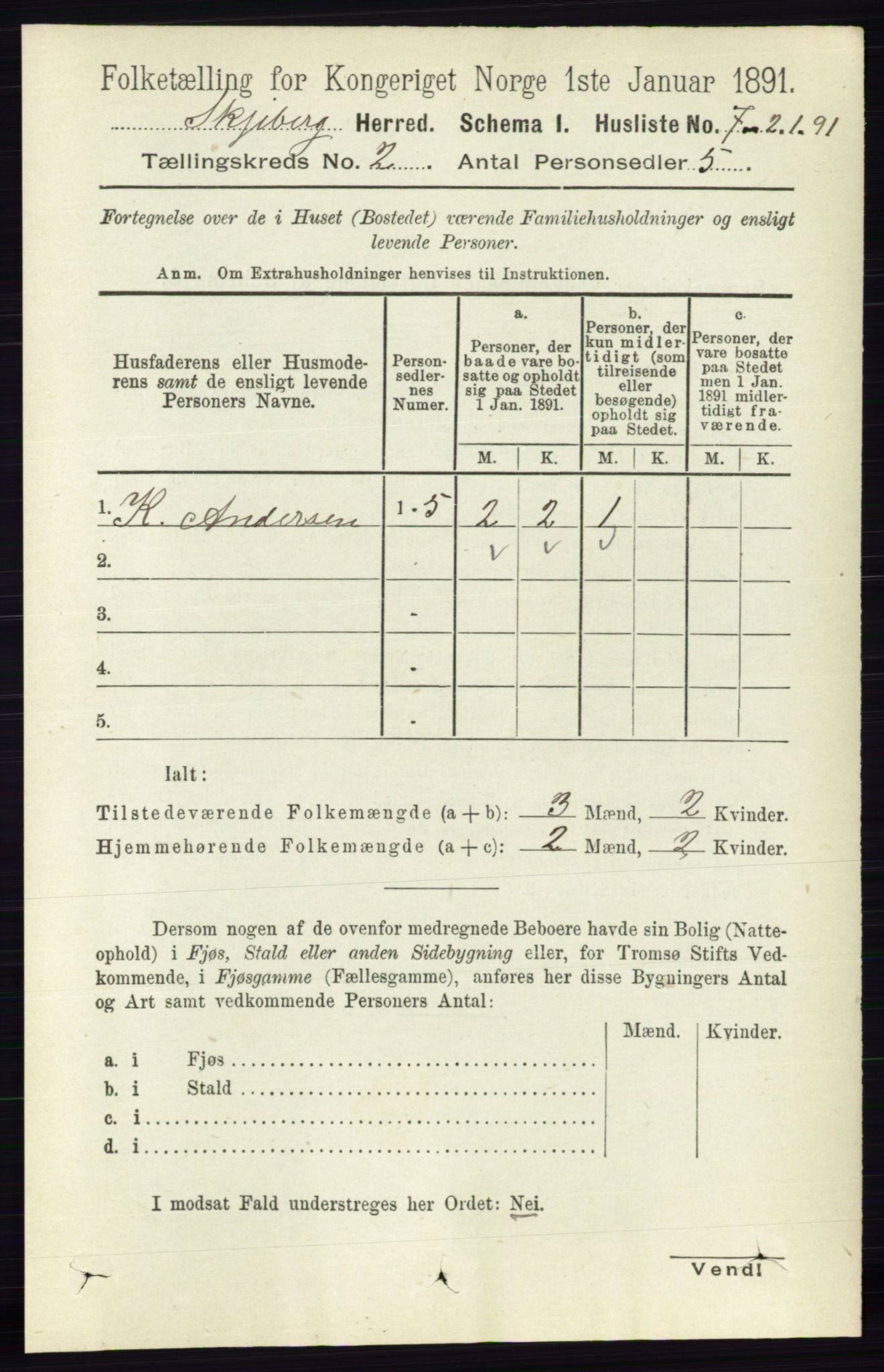 RA, 1891 census for 0115 Skjeberg, 1891, p. 816