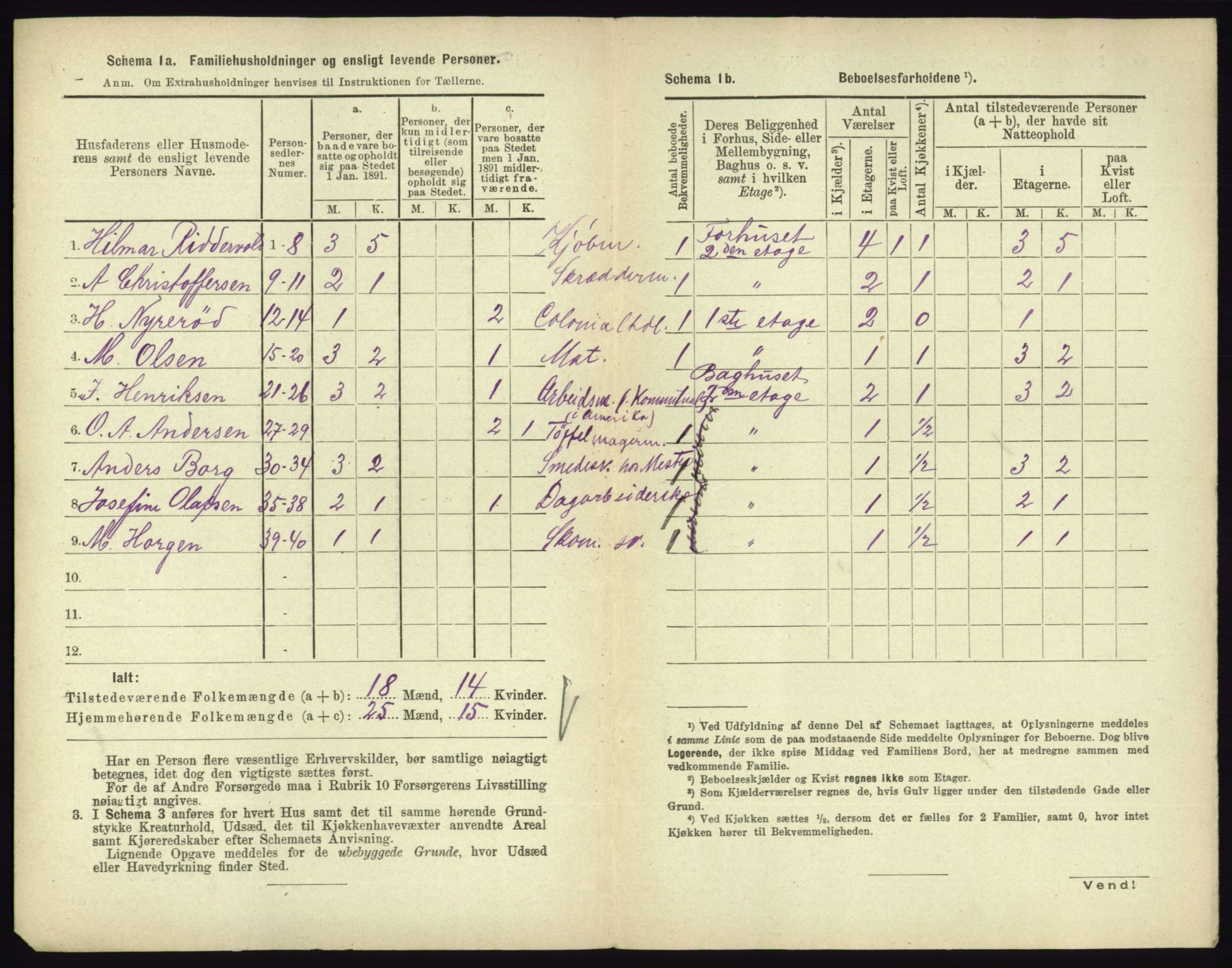 RA, 1891 census for 0705 Tønsberg, 1891, p. 423