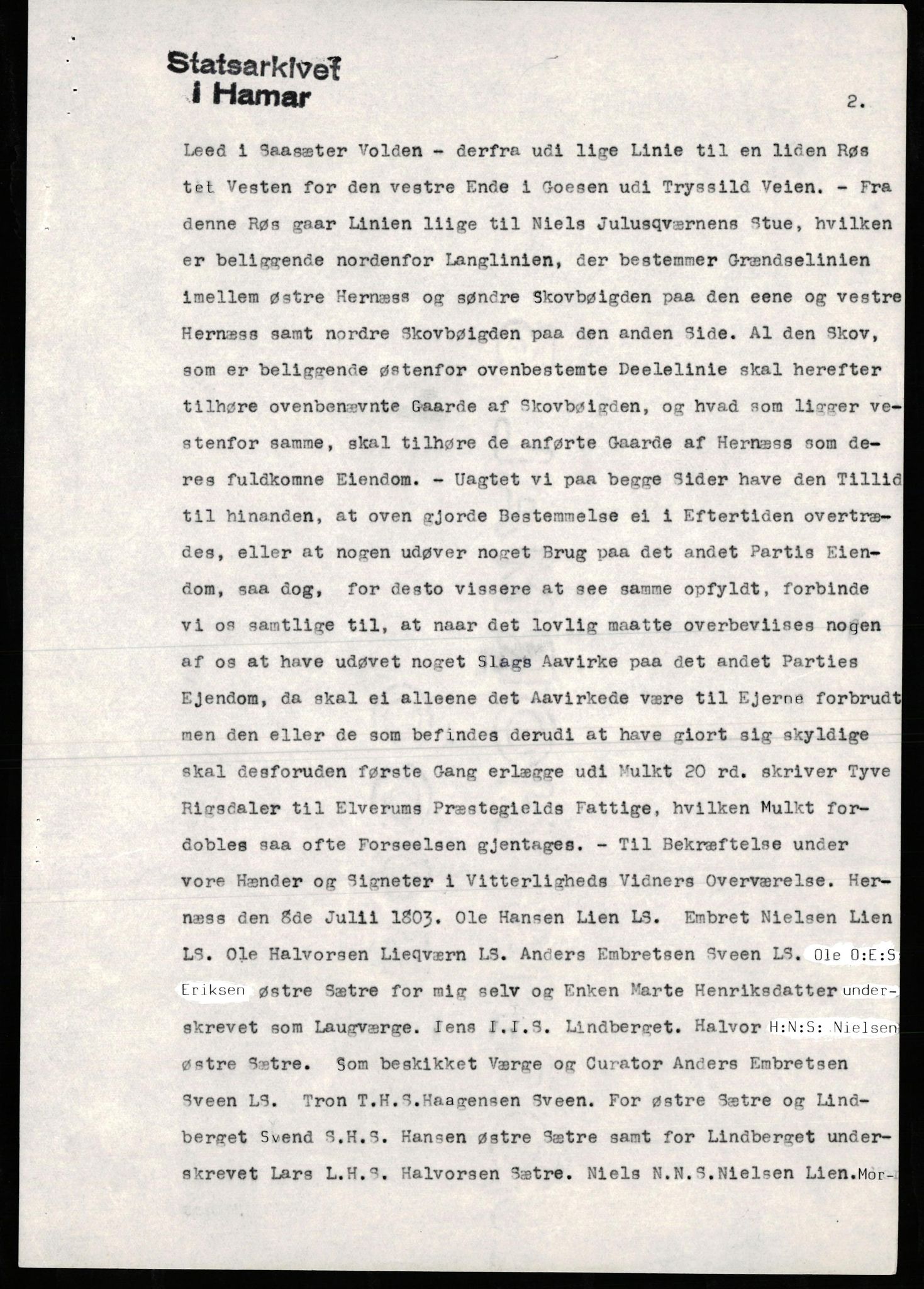 Avskriftssamlingen ved Statsarkivet i Hamar, AV/SAH-AVSKRIFT-001/H/Hq/Hqa/L0008: Pantebok for Østerdalen sorenskriveri, 1806-1817