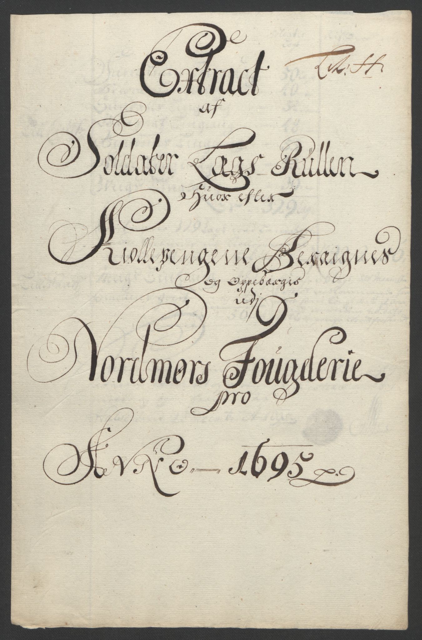 Rentekammeret inntil 1814, Reviderte regnskaper, Fogderegnskap, RA/EA-4092/R56/L3736: Fogderegnskap Nordmøre, 1694-1696, p. 276
