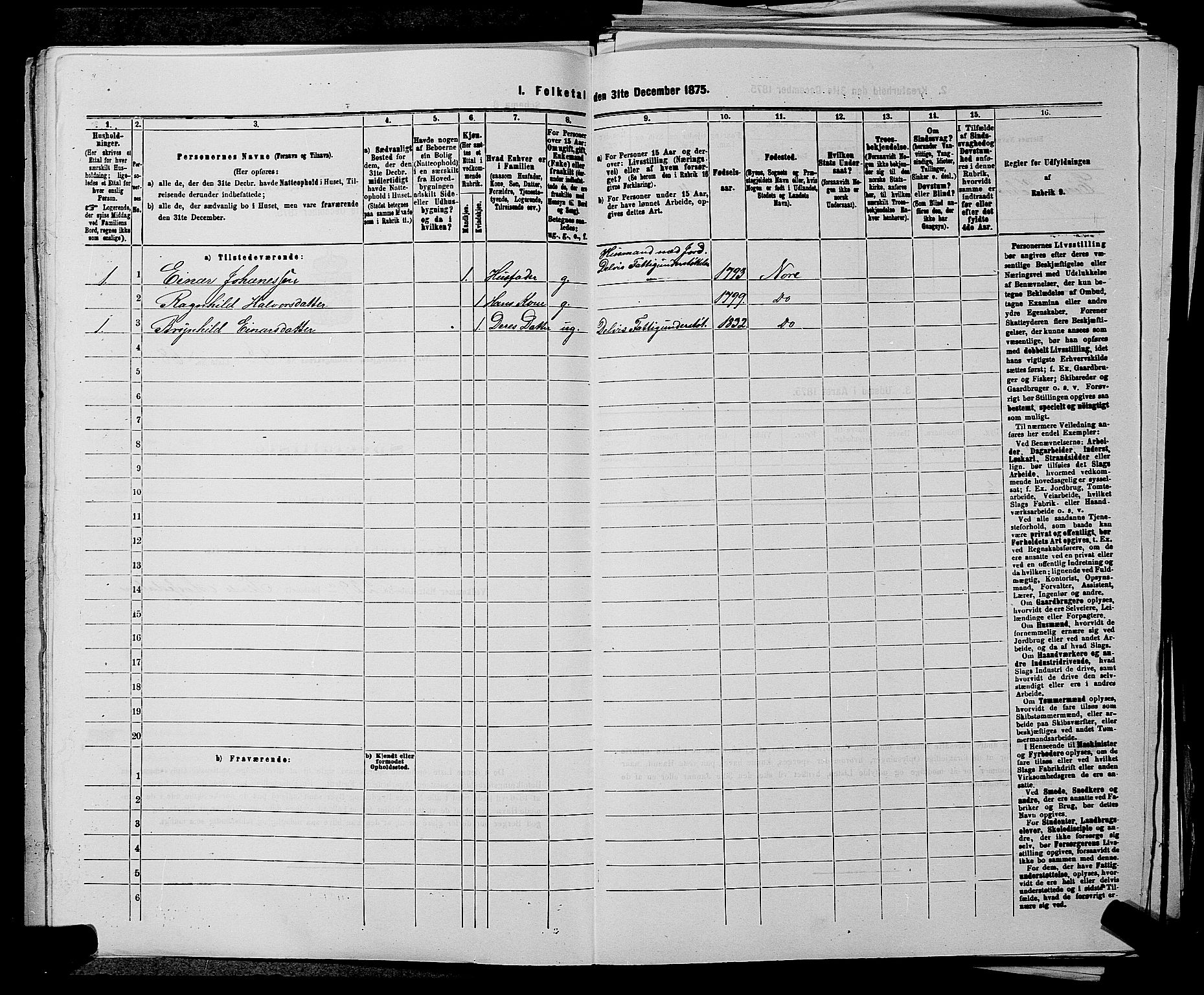 SAKO, 1875 census for 0633P Nore, 1875, p. 1002