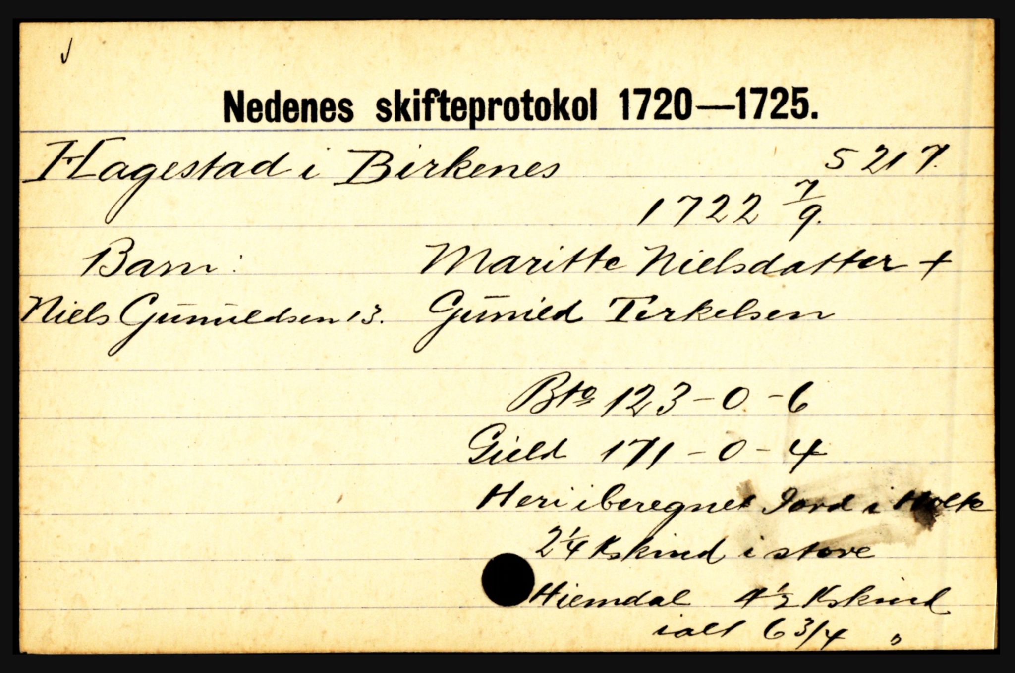 Nedenes sorenskriveri før 1824, AV/SAK-1221-0007/H, p. 10801