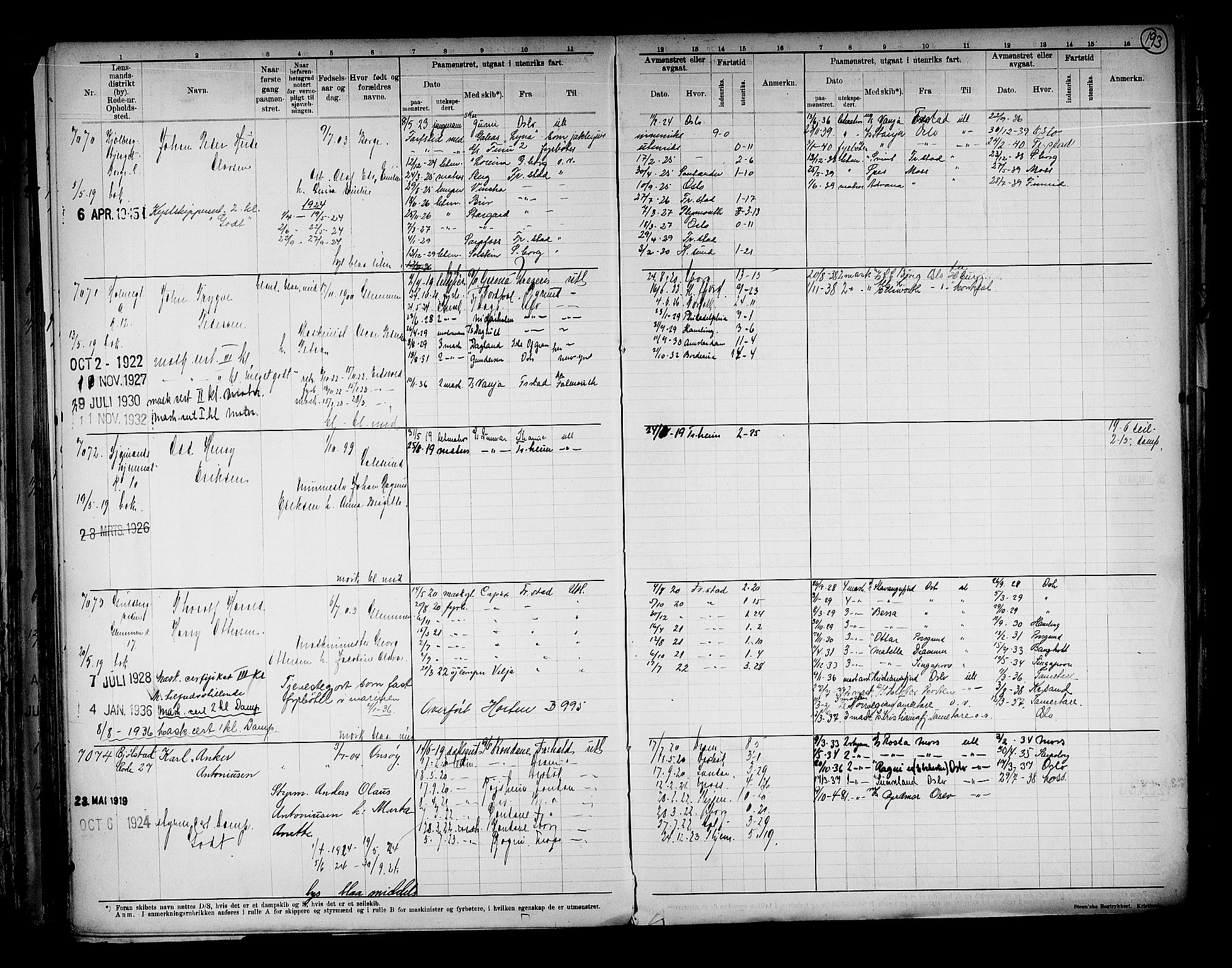 Fredrikstad mønstringskontor, AV/SAO-A-10569b/F/Fc/Fcb/L0022: Hovedrulle, 1913, p. 222