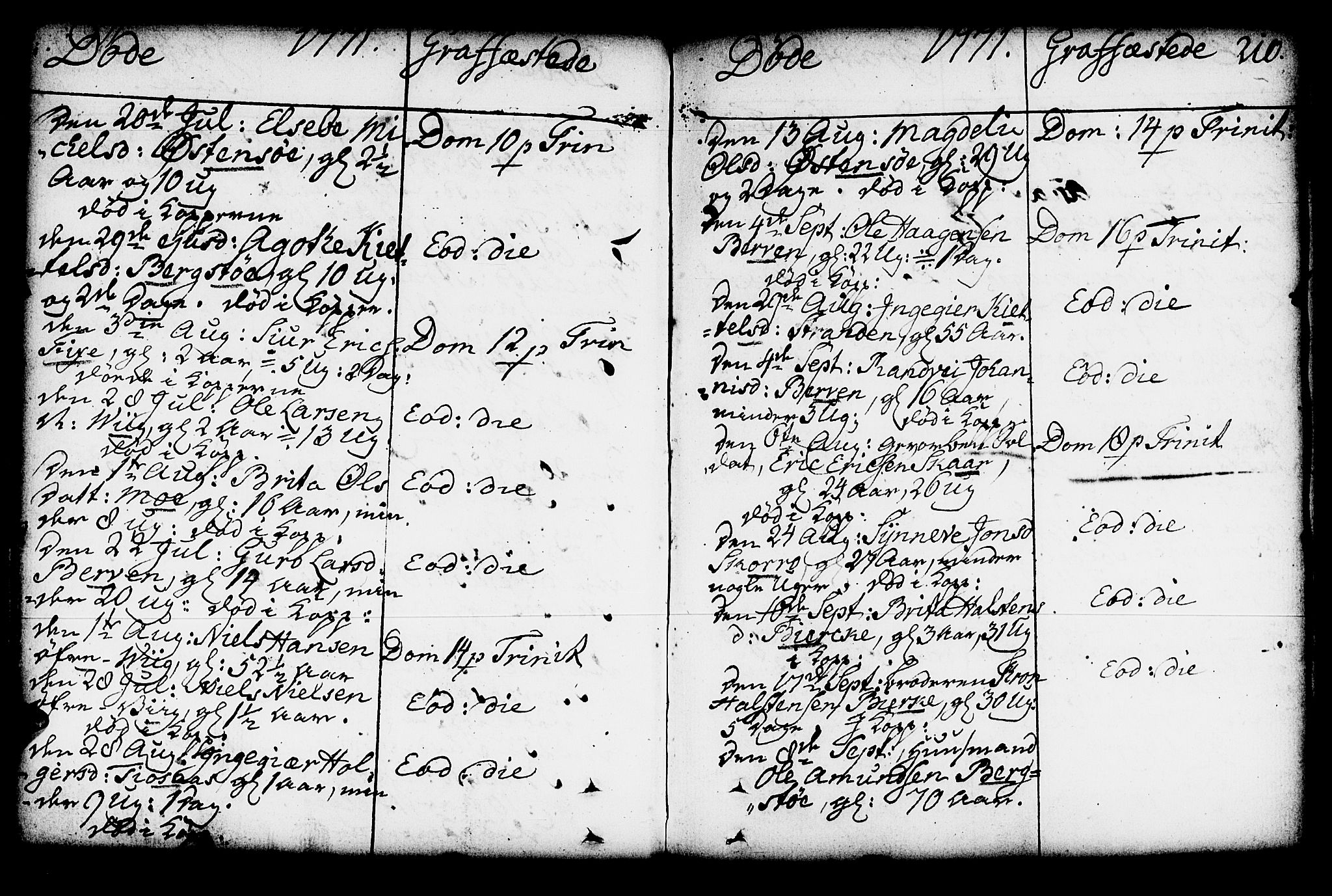 Kvam sokneprestembete, AV/SAB-A-76201/H/Haa: Parish register (official) no. A 4, 1743-1795, p. 210