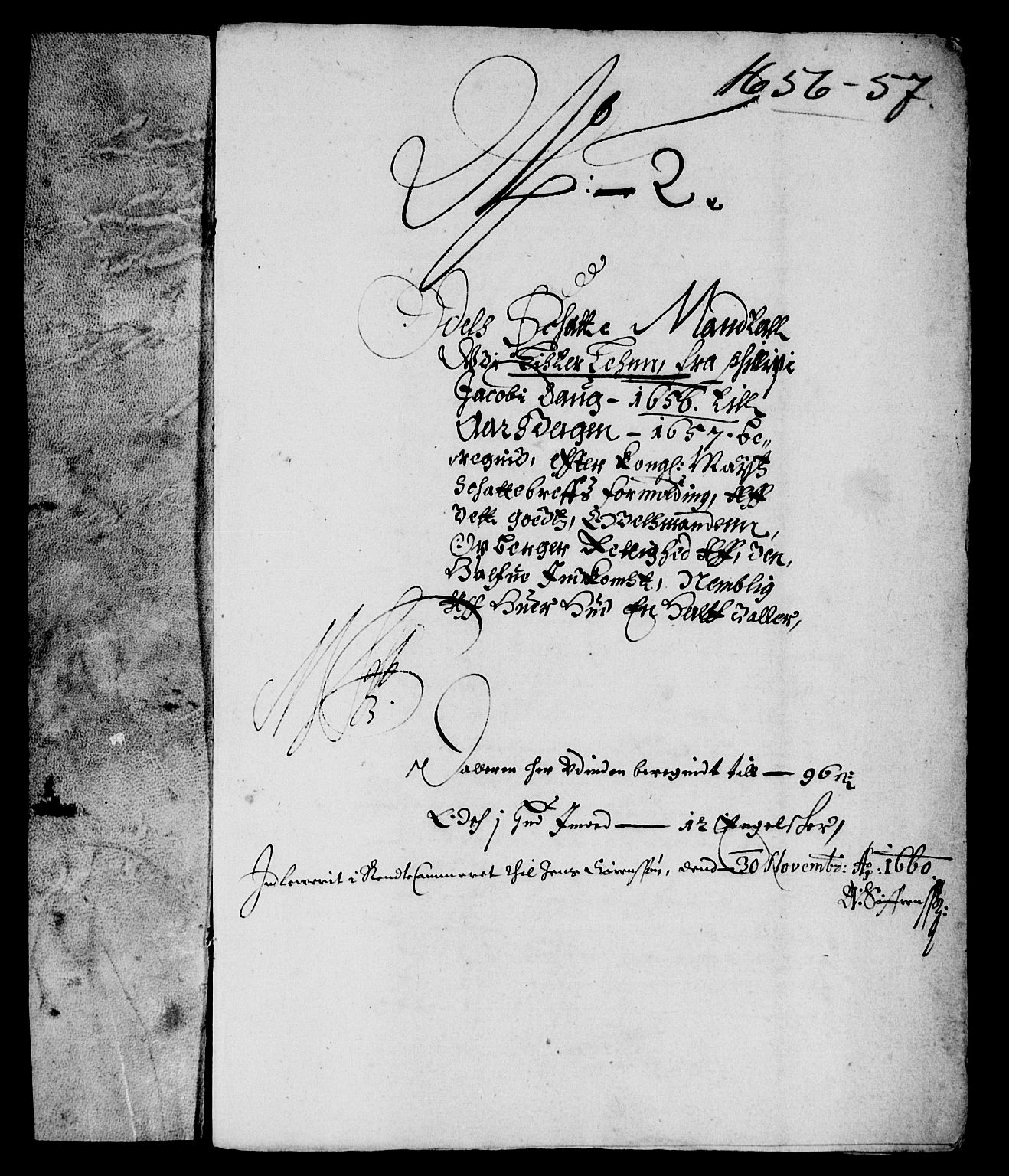 Rentekammeret inntil 1814, Reviderte regnskaper, Lensregnskaper, RA/EA-5023/R/Rb/Rbr/L0021: Lista len, 1655-1659