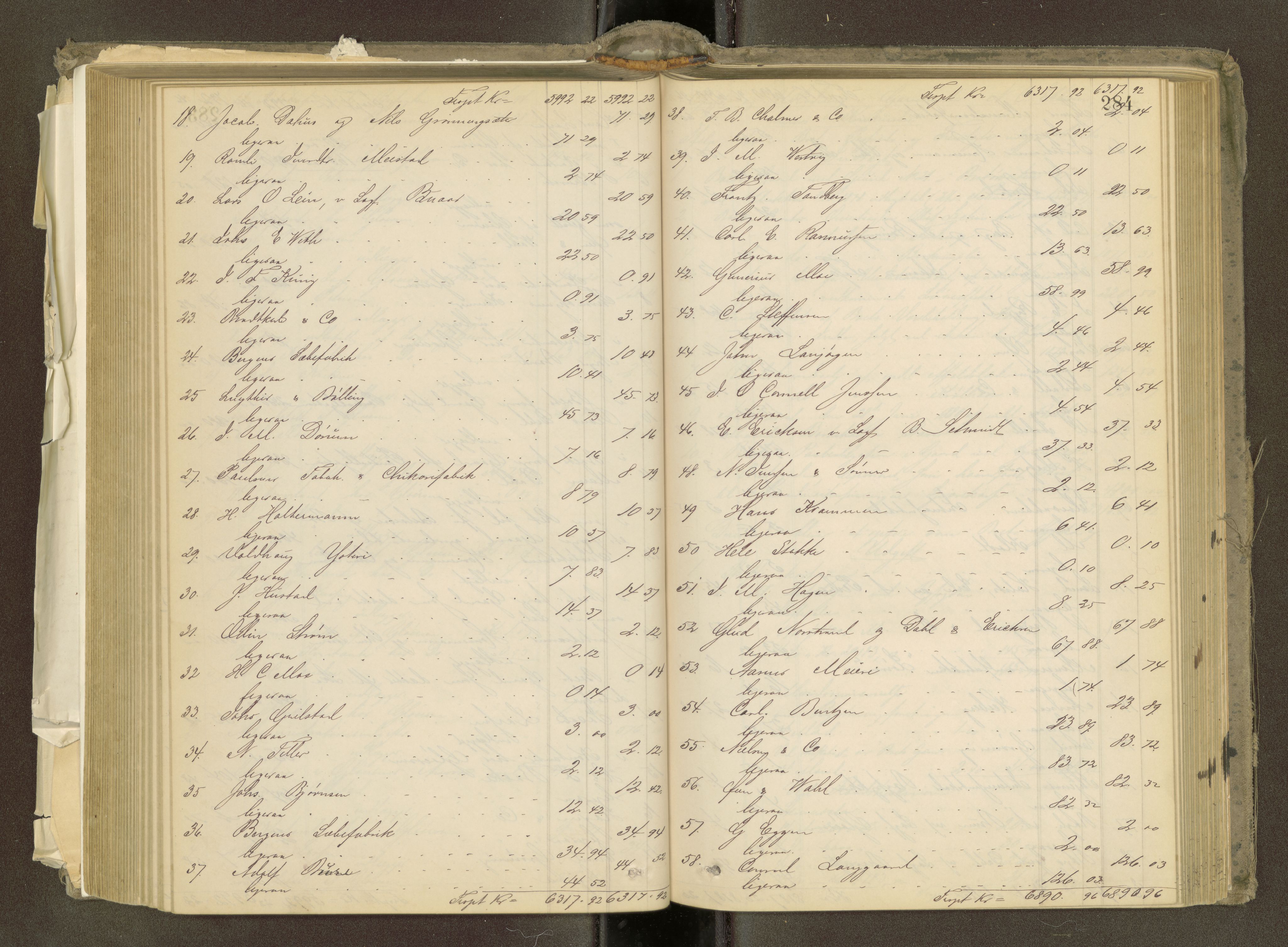 Trondheim byfogd, AV/SAT-A-0003/1/3/3A/L0032: Skifteutlodningsprotokoll - 22/9-1/4. (m/ register) U, 1877-1882, p. 284