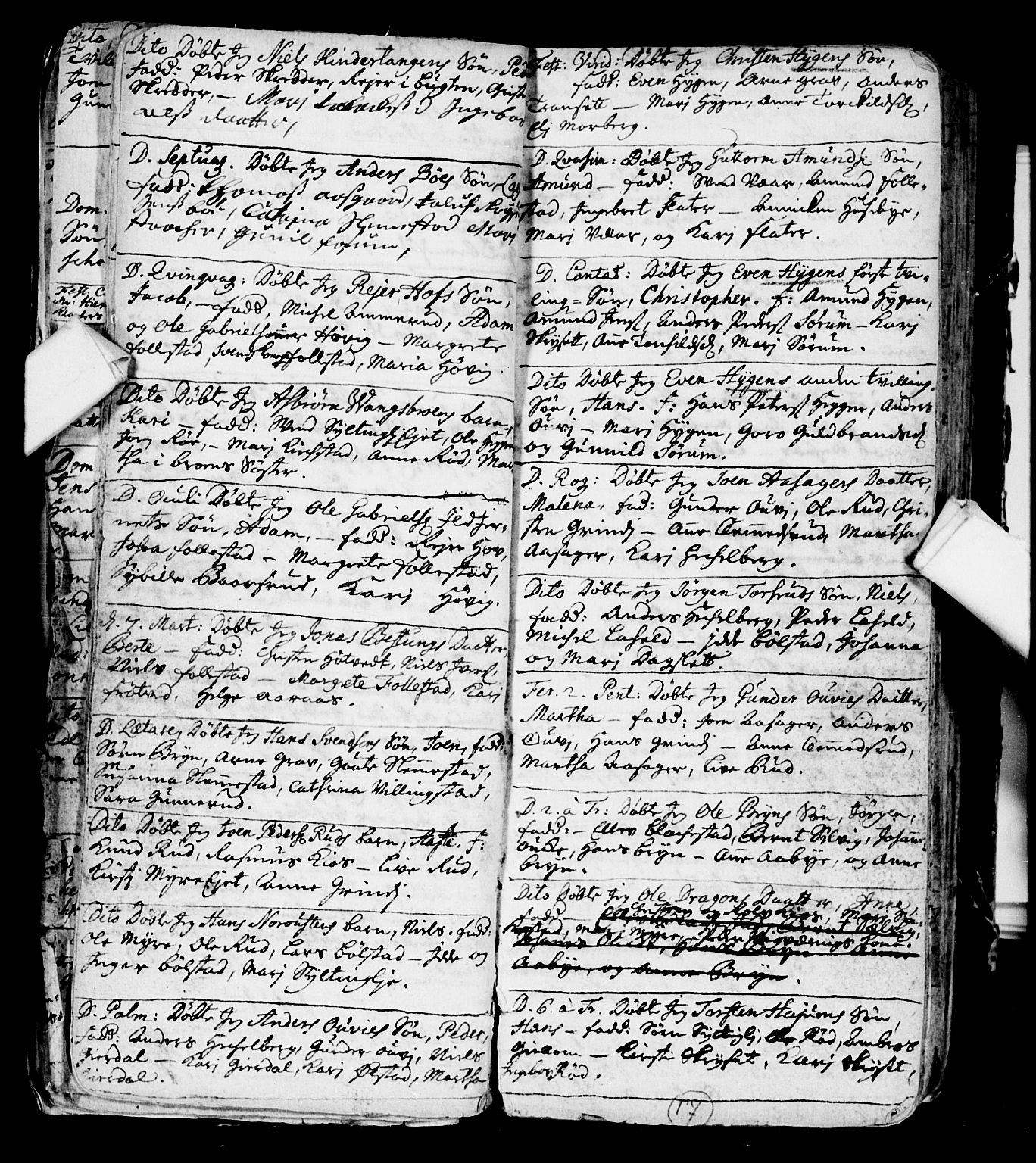 Røyken kirkebøker, SAKO/A-241/F/Fa/L0001: Parish register (official) no. 1, 1701-1730, p. 17