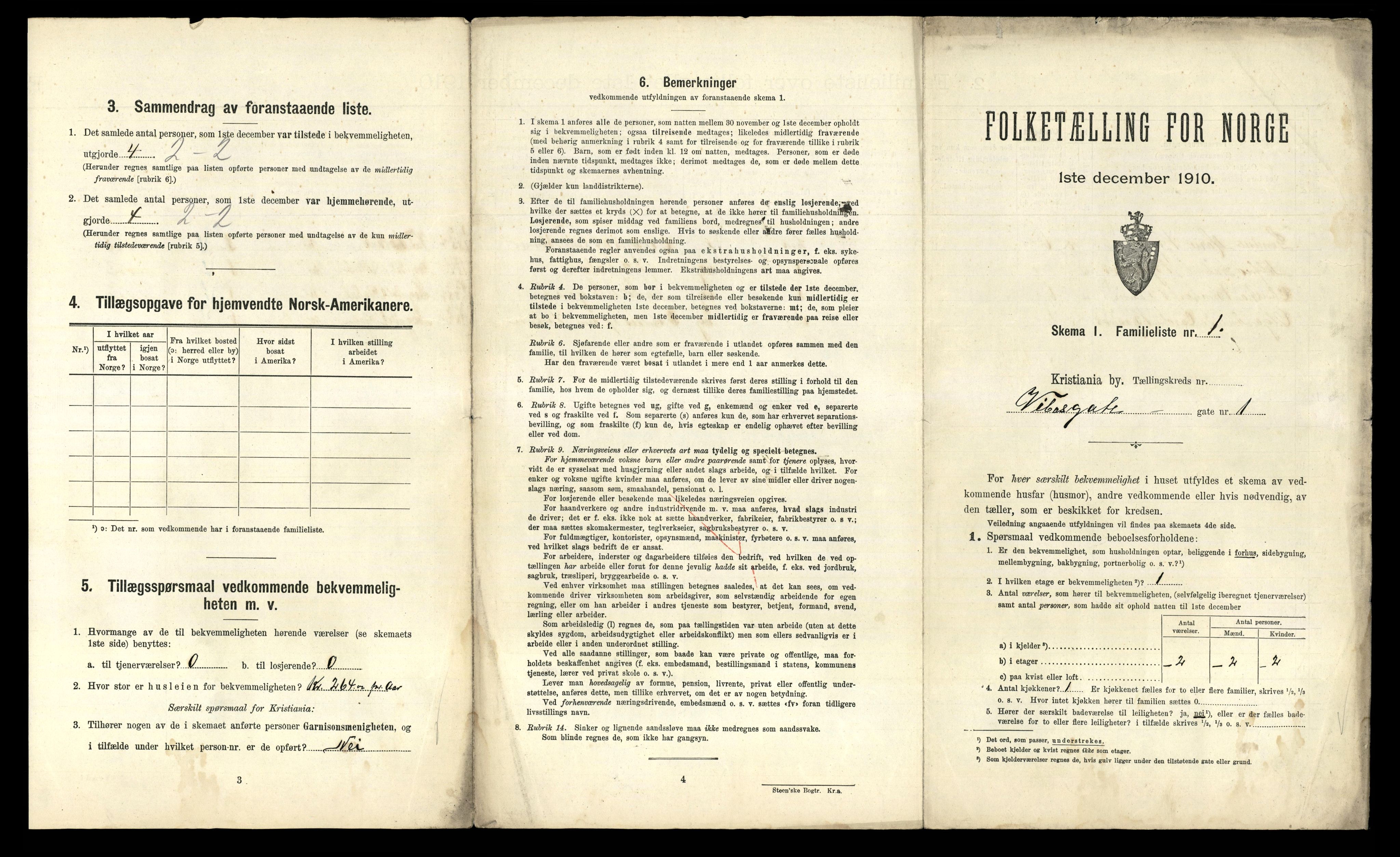 RA, 1910 census for Kristiania, 1910, p. 118197