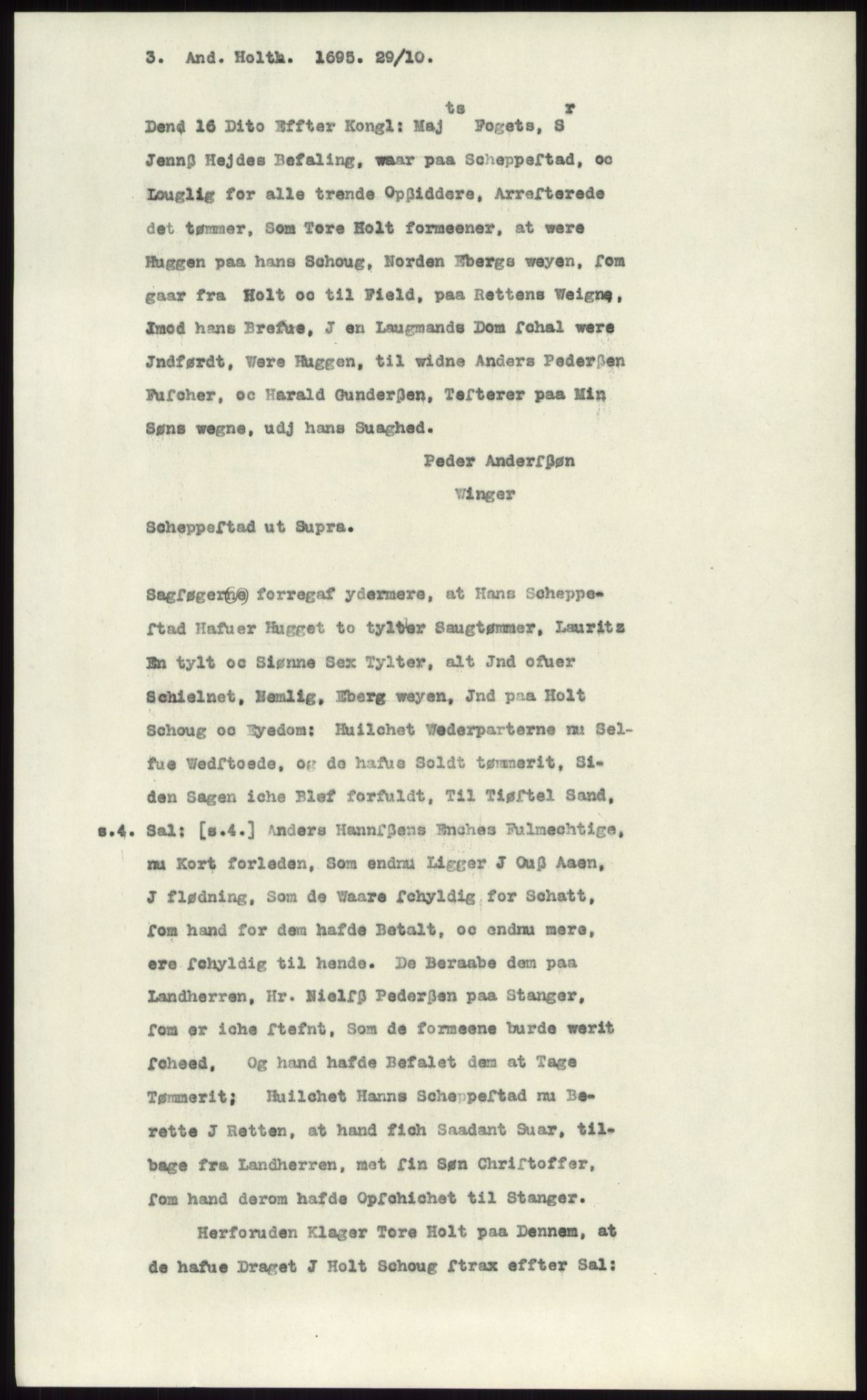 Samlinger til kildeutgivelse, Diplomavskriftsamlingen, AV/RA-EA-4053/H/Ha, p. 1455