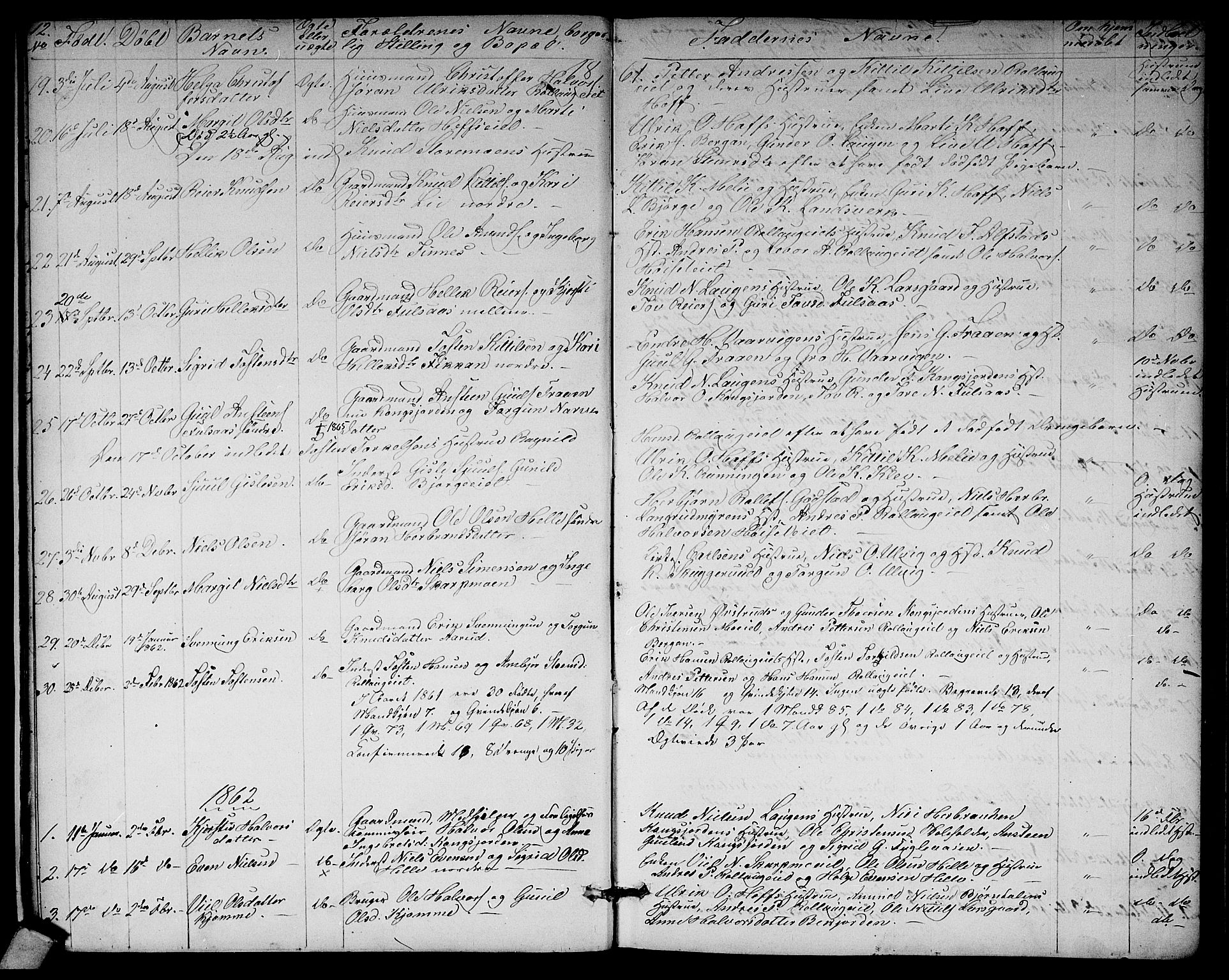 Rollag kirkebøker, SAKO/A-240/G/Ga/L0003: Parish register (copy) no. I 3, 1856-1887, p. 12