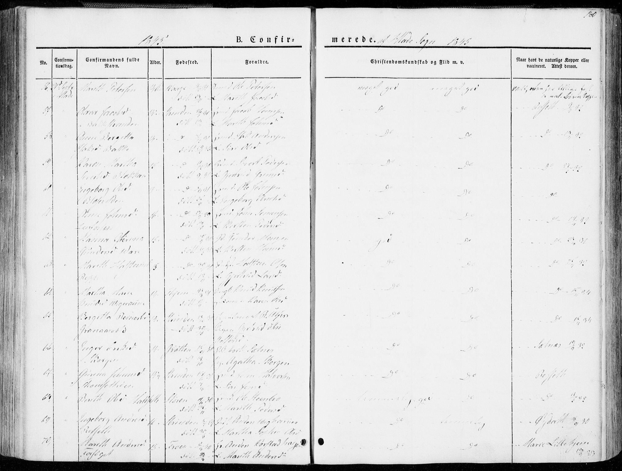 Ministerialprotokoller, klokkerbøker og fødselsregistre - Sør-Trøndelag, AV/SAT-A-1456/606/L0290: Parish register (official) no. 606A05, 1841-1847, p. 180